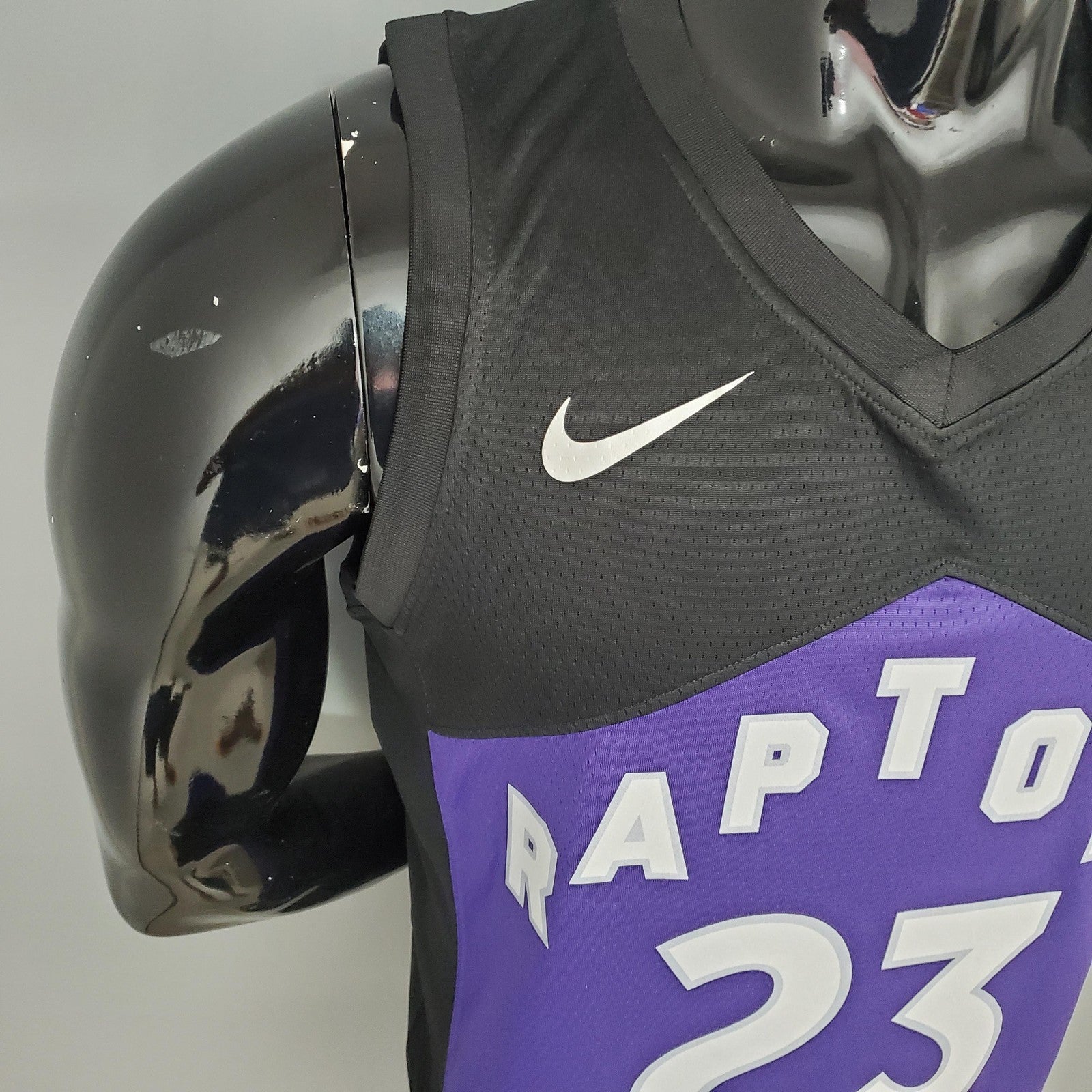 Vanvleet#23 2021 Raptors Bonus Edition Purple and Black Nba Jersey