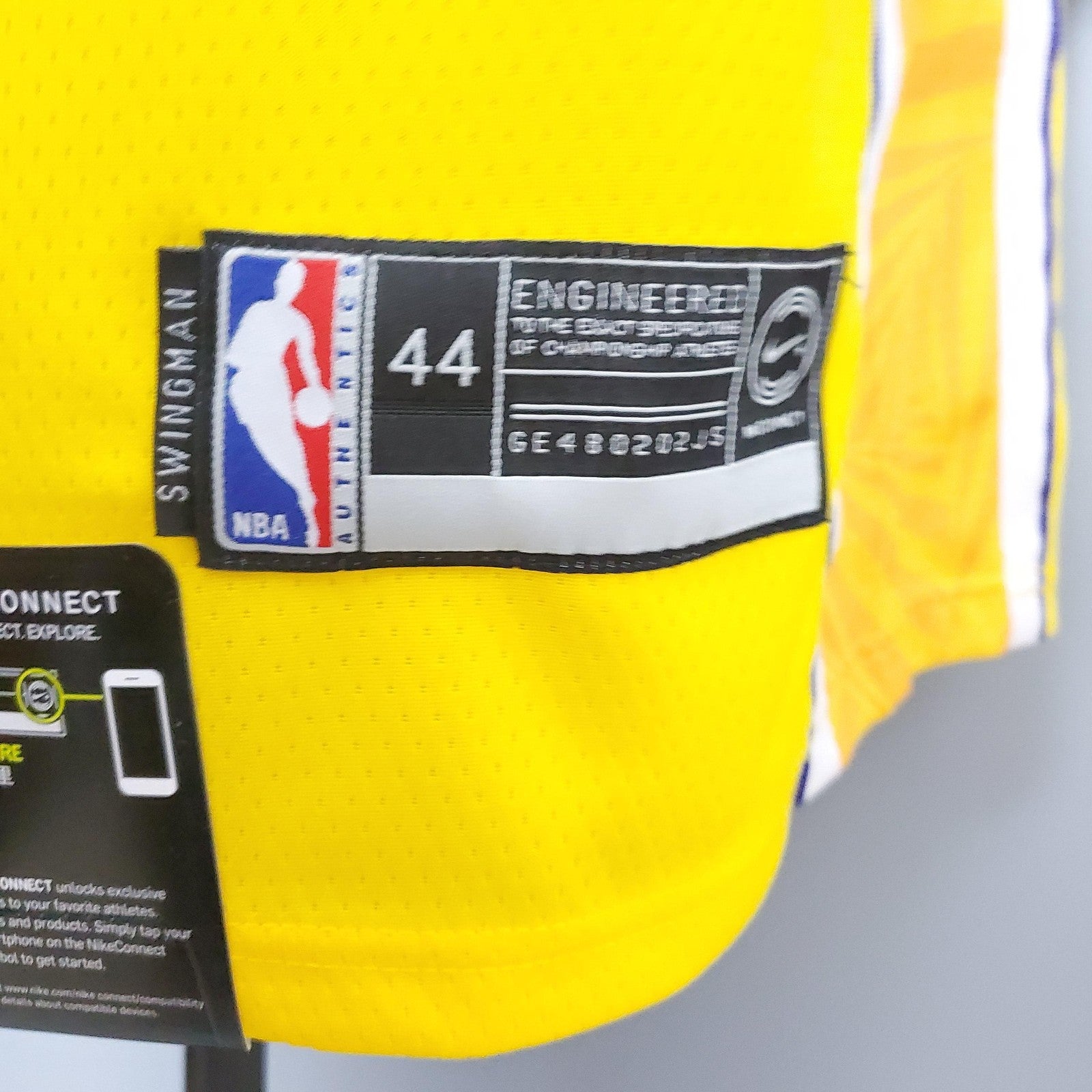 Bryant #24 Lakers V Neck City Edition Yellow Nba Jersey Nike Connect Recognition