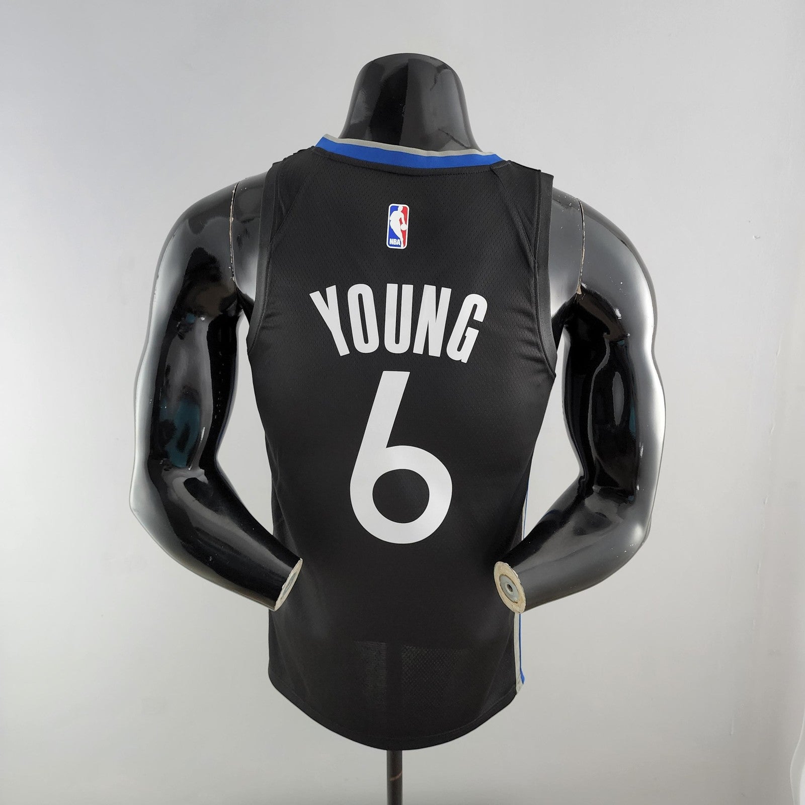2020 Young #6 Warriors City Edition Black and Grey Nba Jersey