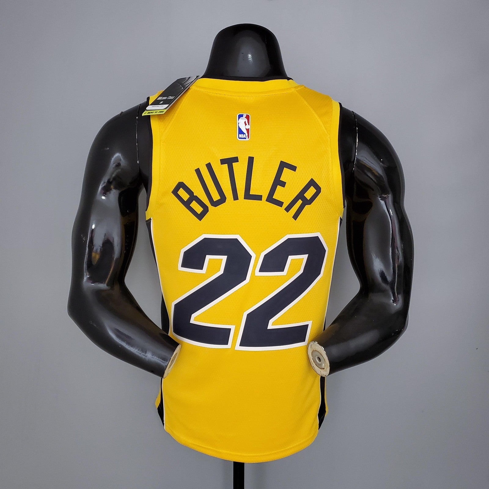 2021 Butler#22 Heat Bonus Edition Yellow Nba Jersey