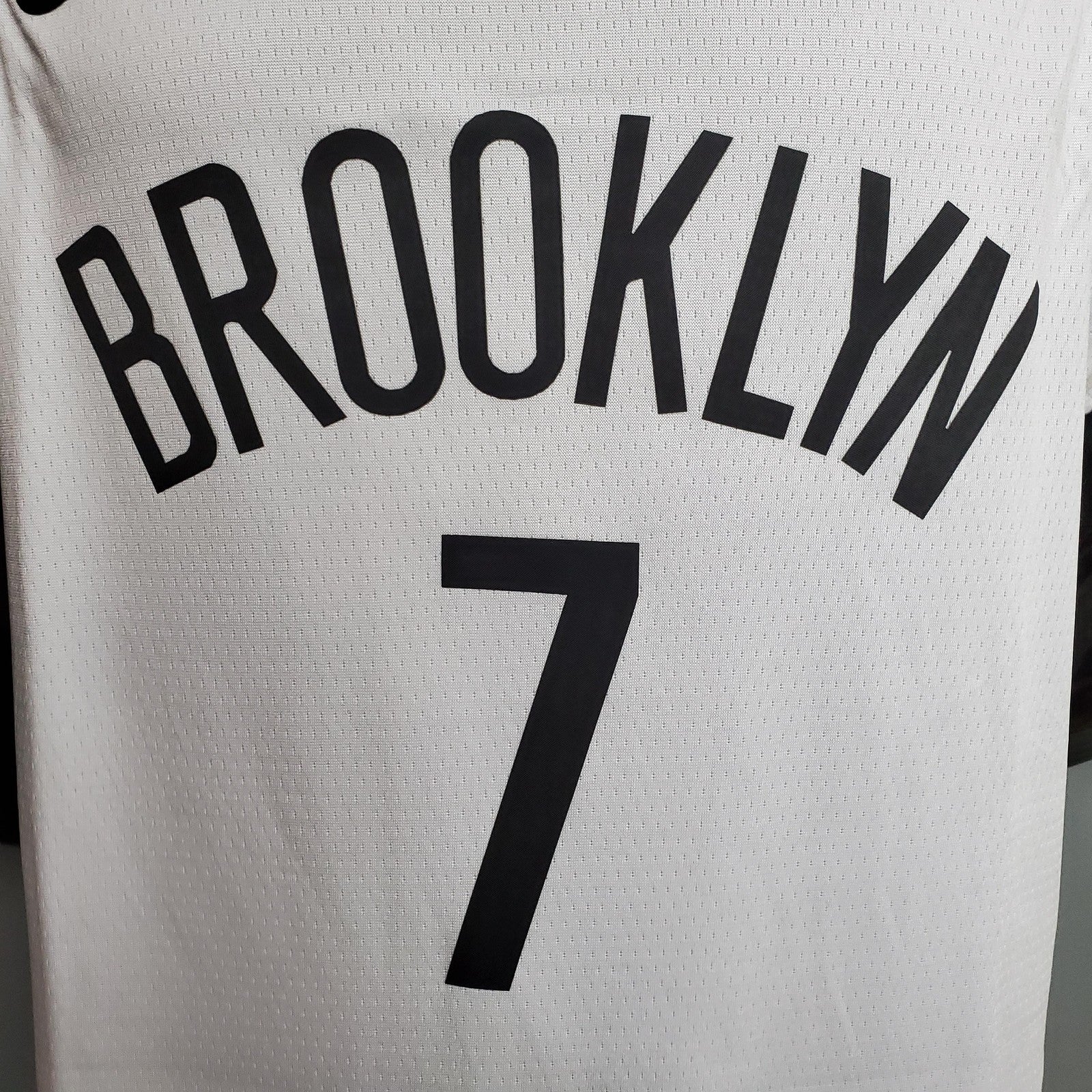 Durant #7 Brooklyn Nets White Nba Jersey Nike Connect Recognition
