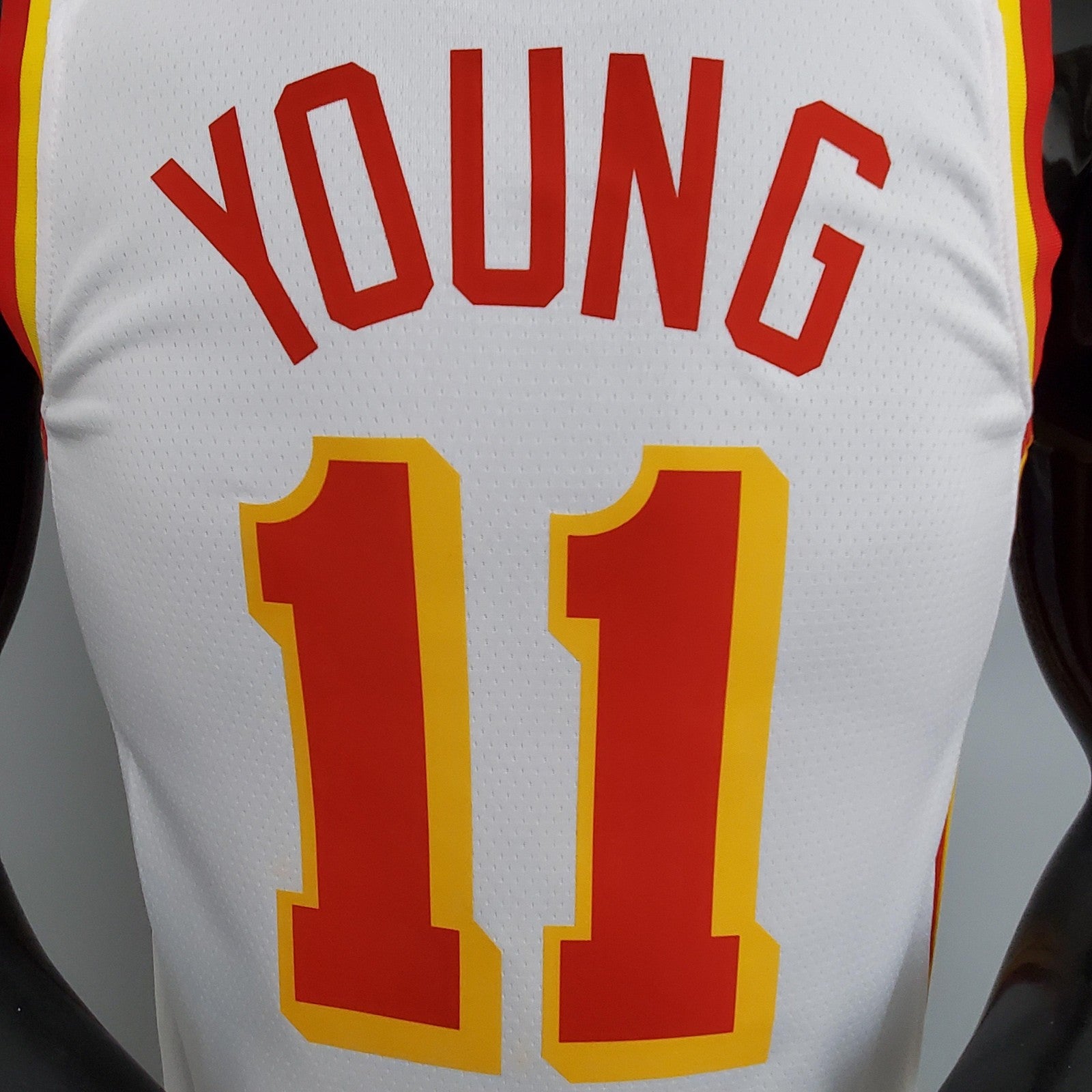 Atlanta Hawks Young #11 White Nba Jersey