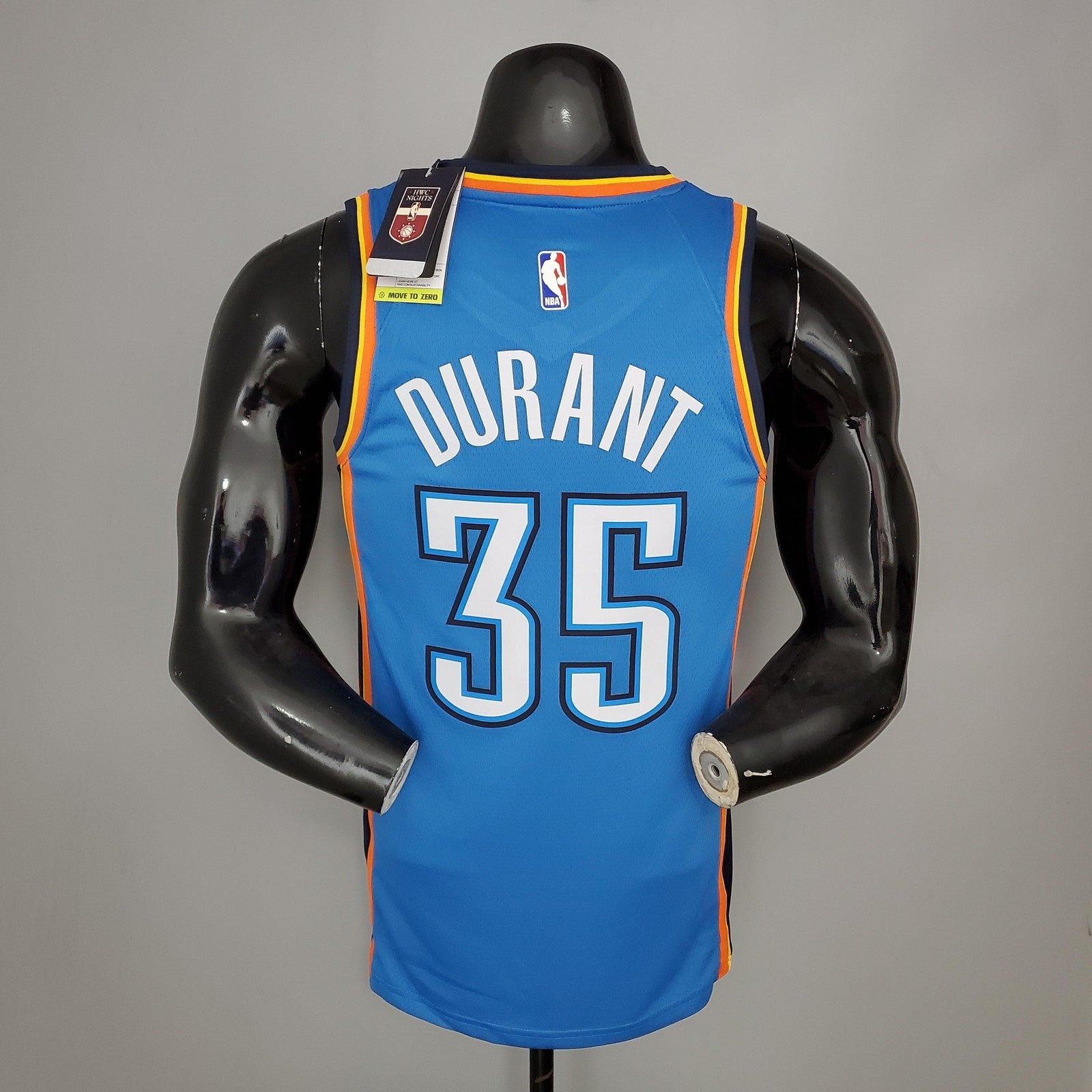 Durant#35 Thunder Blue Nba Jersey