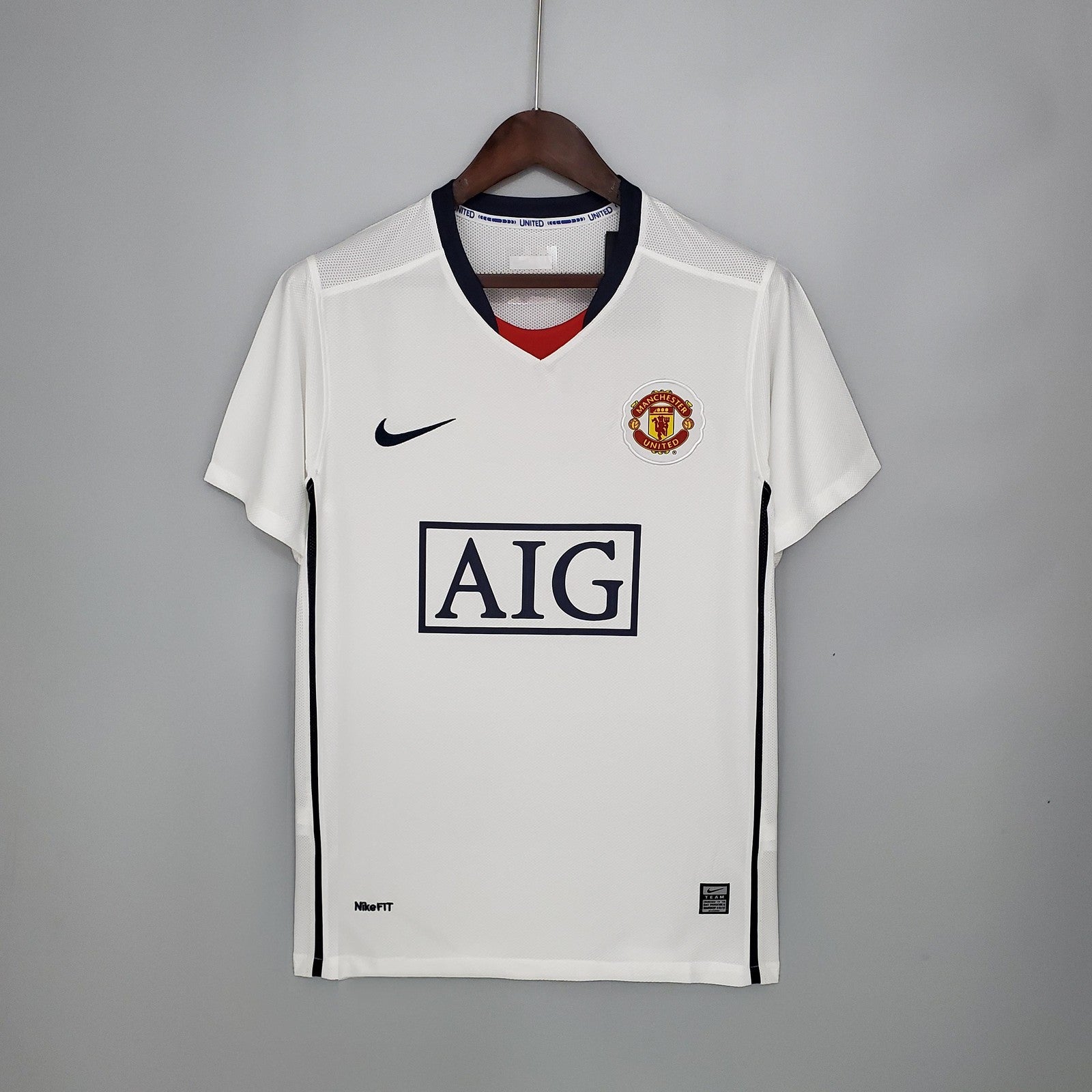 Retro Manchester United League Edition Away White