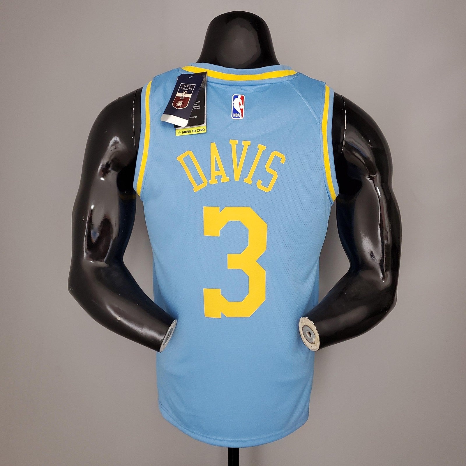 2021 Davis#3 Los Angeles Lakers Minneapolis Edition Blue Nba Jersey