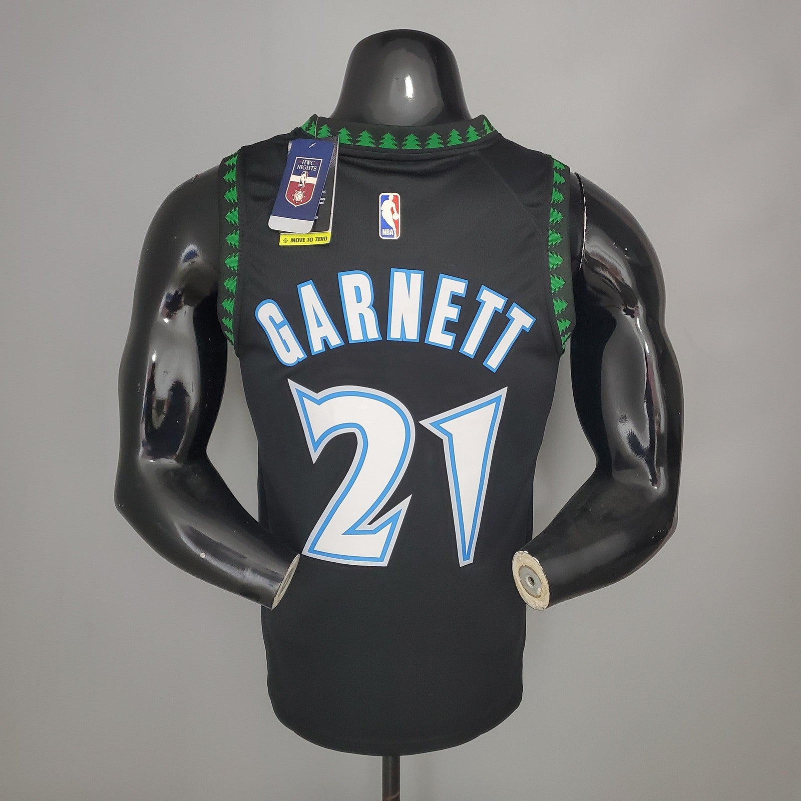 Garnett#21 2018 Retro Timberwolves Black Nba Jersey