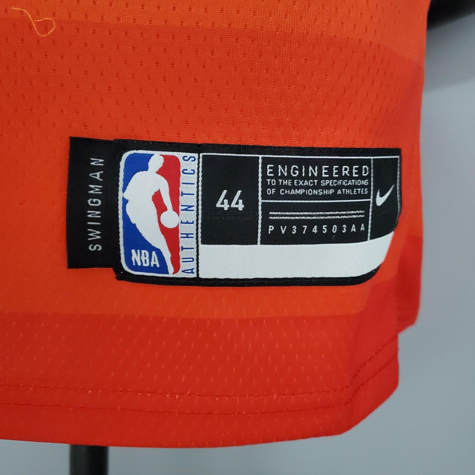 2019 Mitchell#45 Season Jazz Rainbow Gradient Orange Nba Jersey