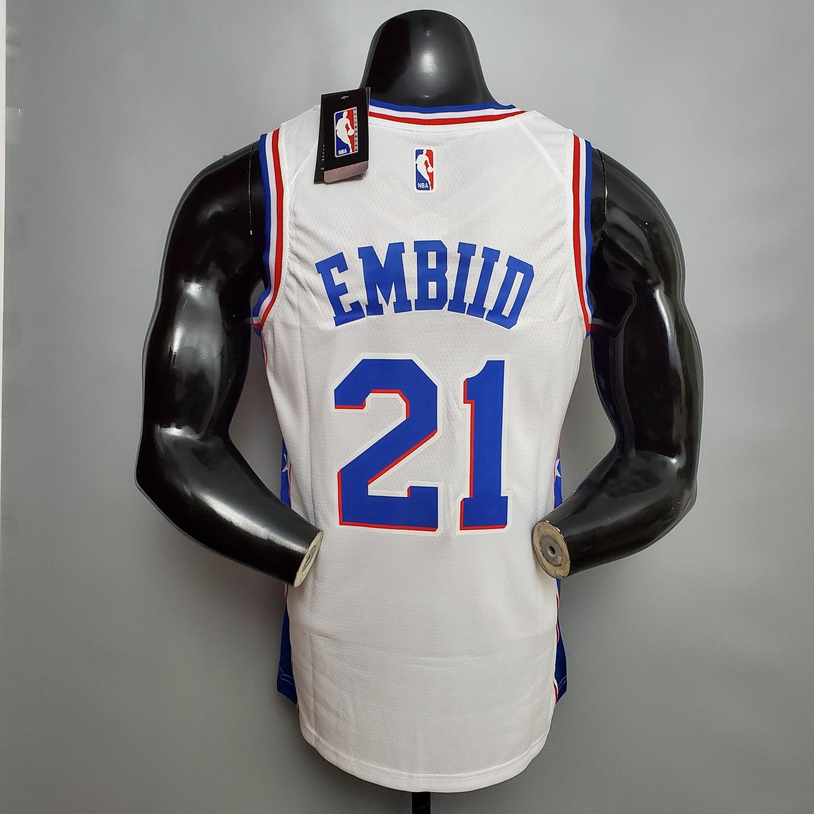 Embiid #21 Detroit Pistons White Nba Jersey Nike Connect Recognition