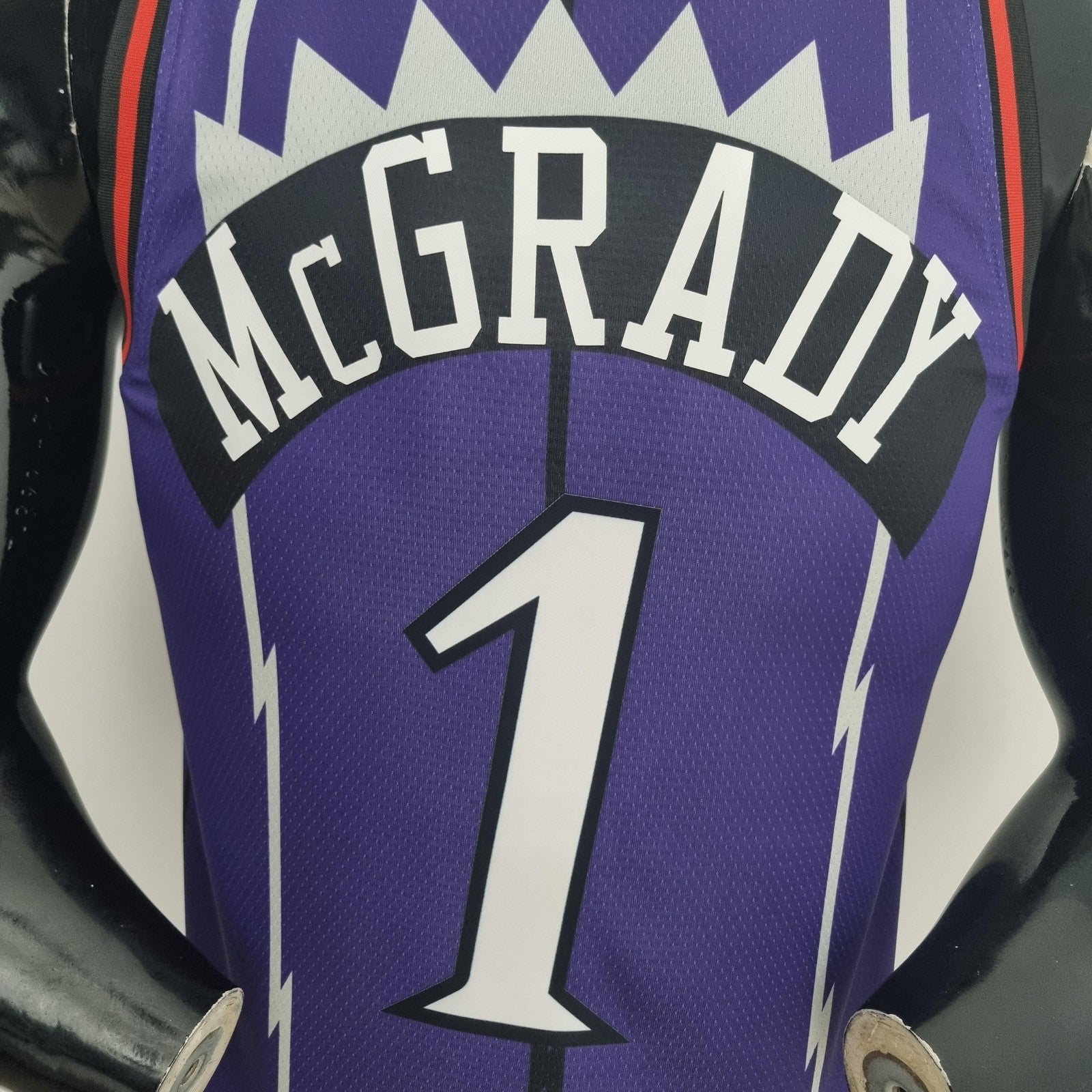 Toronto Raptors Mcgrady#1 Purple Nba Jersey