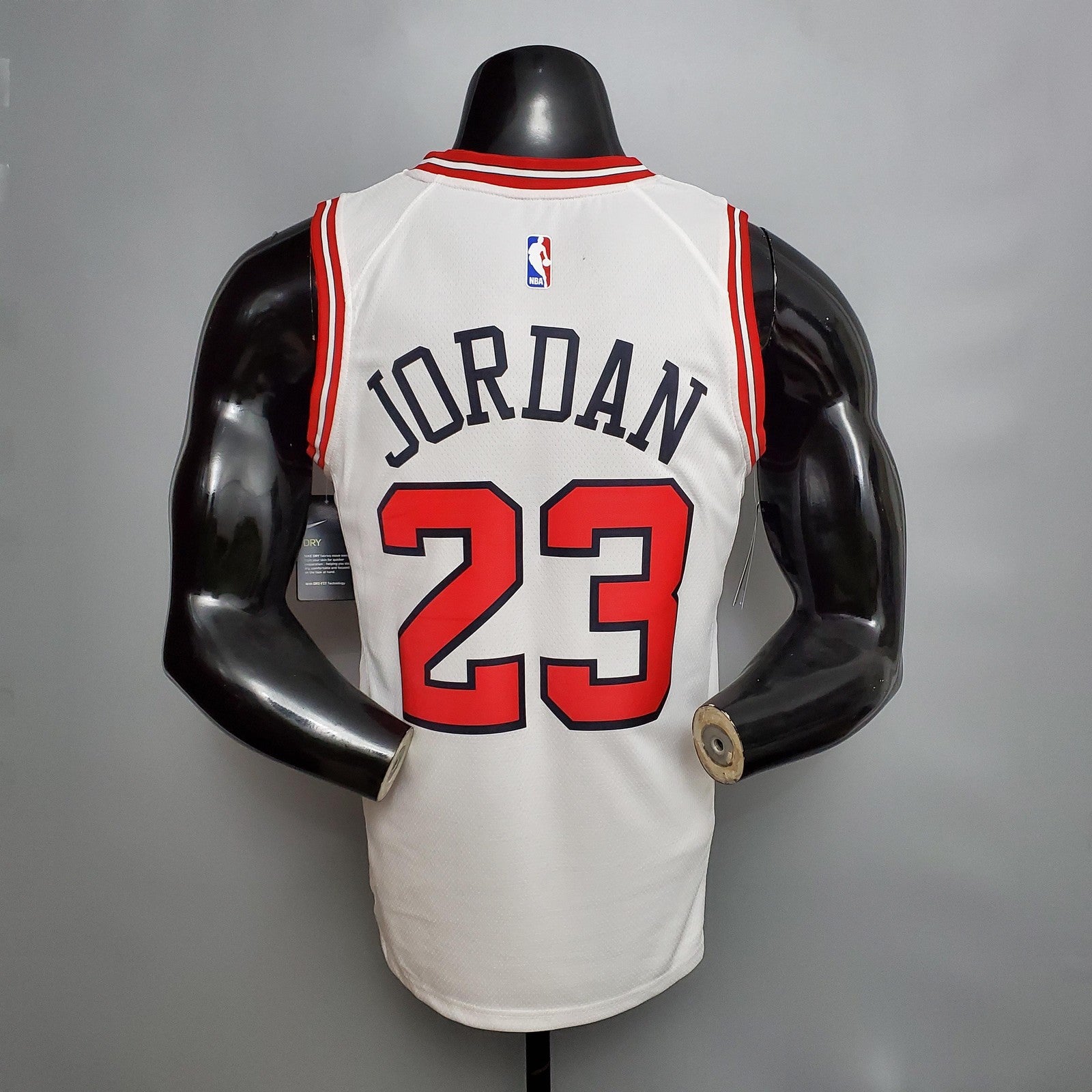 Jordan #23 Chicago Bulls White Nba Jersey Nike Connect Recognition