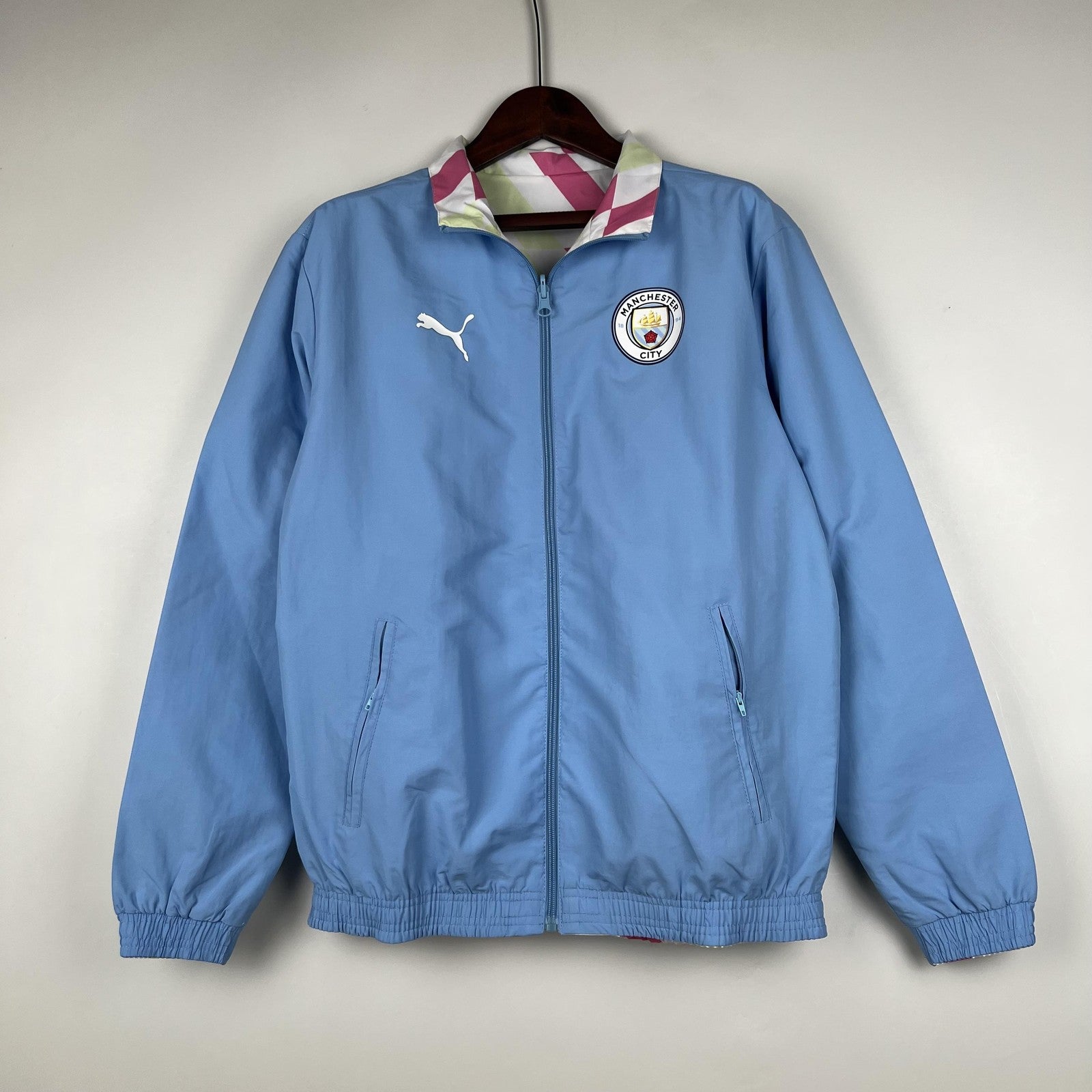 23 24 Manchester City Trench Coat Reversible 2