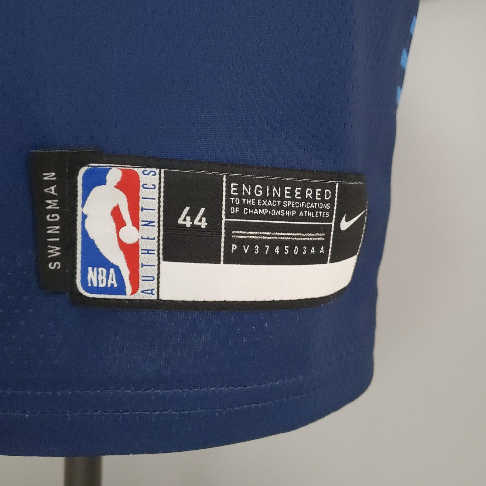 George#13 Thunder Blue Stripes Nba Jersey