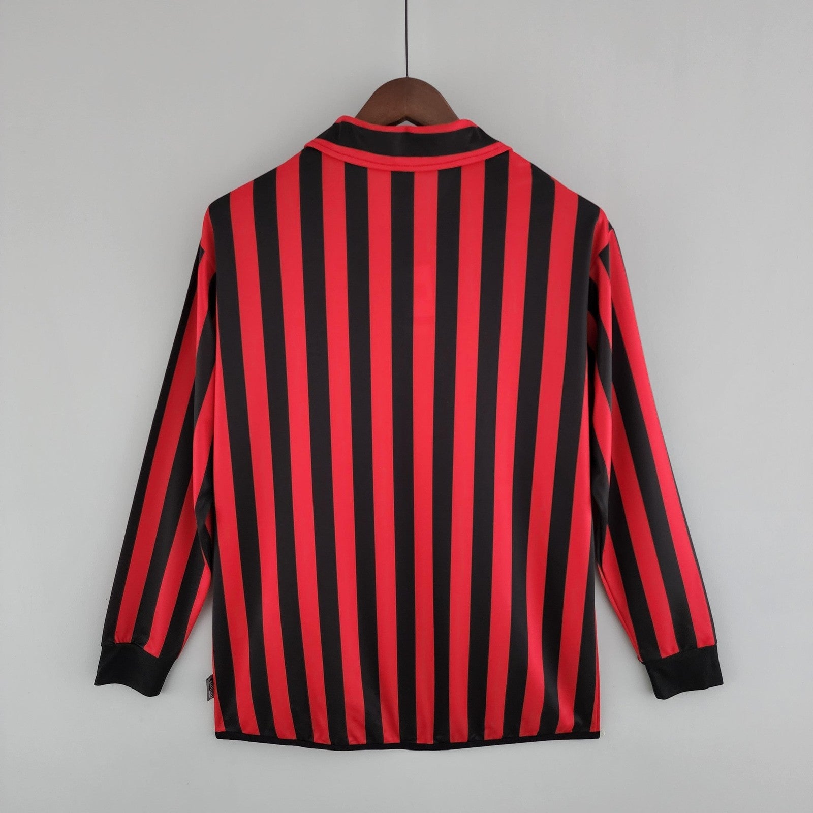 Retro Long Sleeve Ac Milan Home