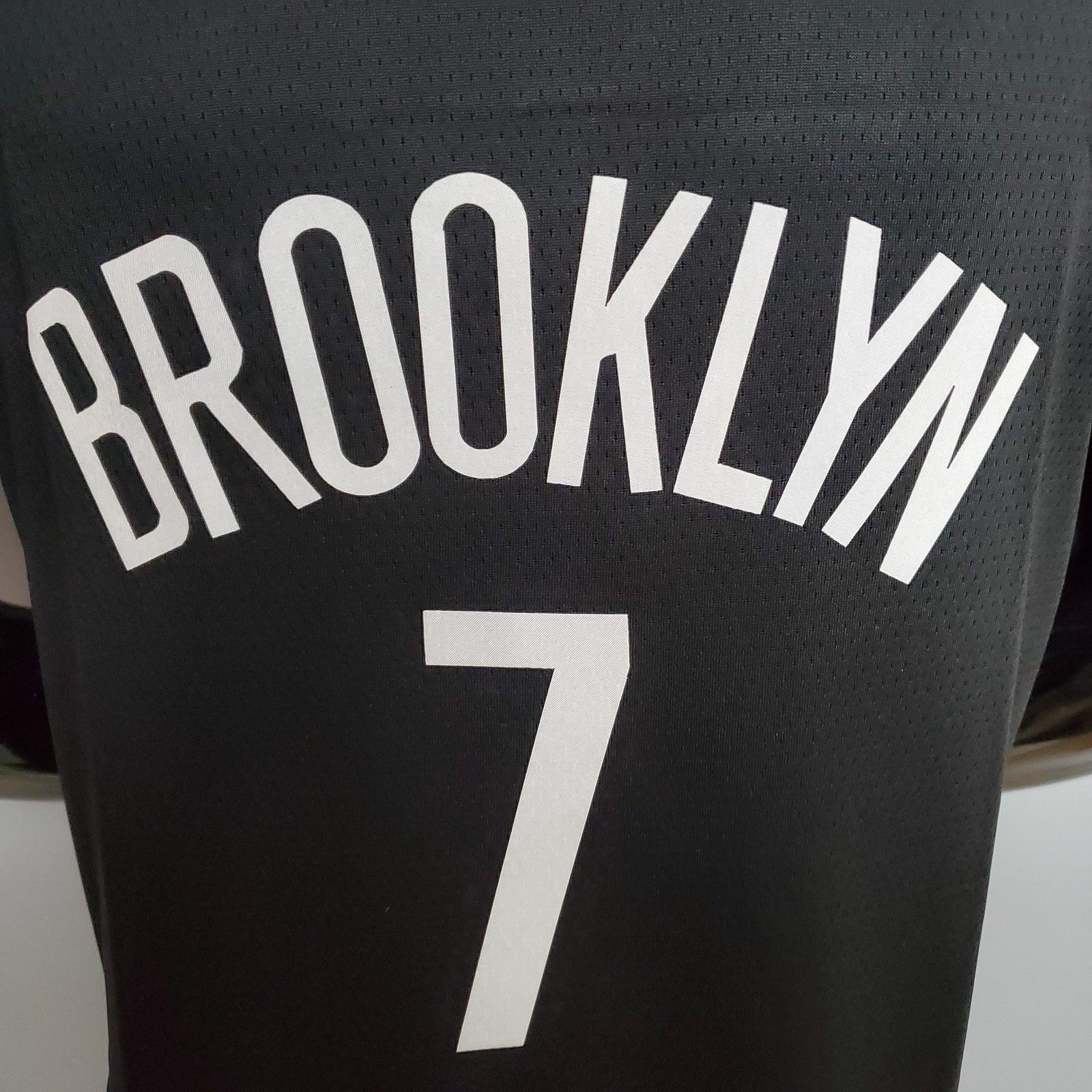 Durant #7 Brooklyn Nets City Version Black Nba Jersey Nike Connect Recognition