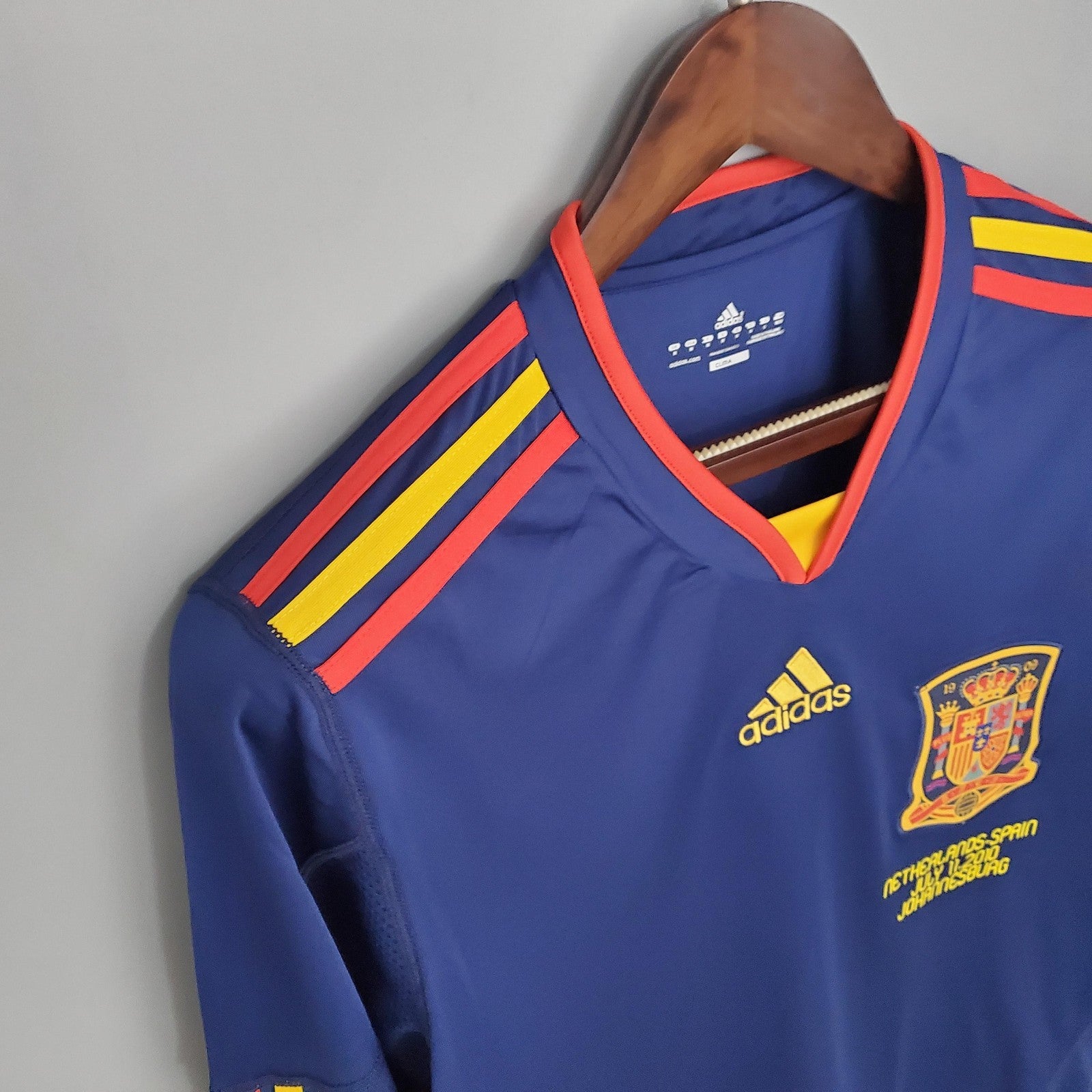 Retro Long Sleeve Spain 2010 Away