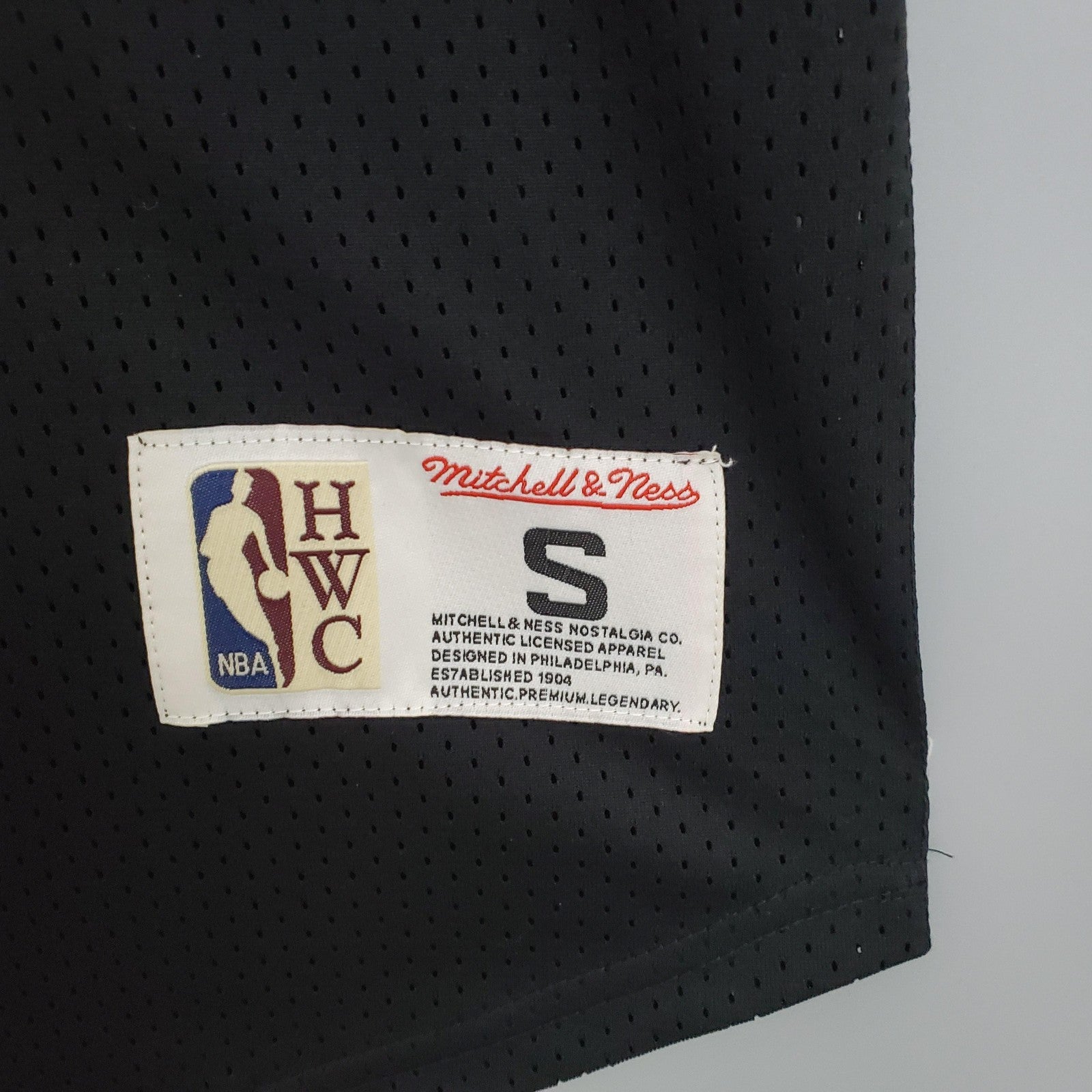 Mitchellness Kings No 55 White Chocolate Williams Retro Mesh Short Sleeve