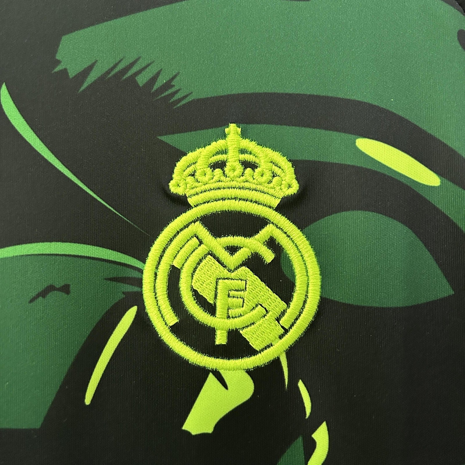 24 25 Real Madrid Green and Black Special Edition Jersey