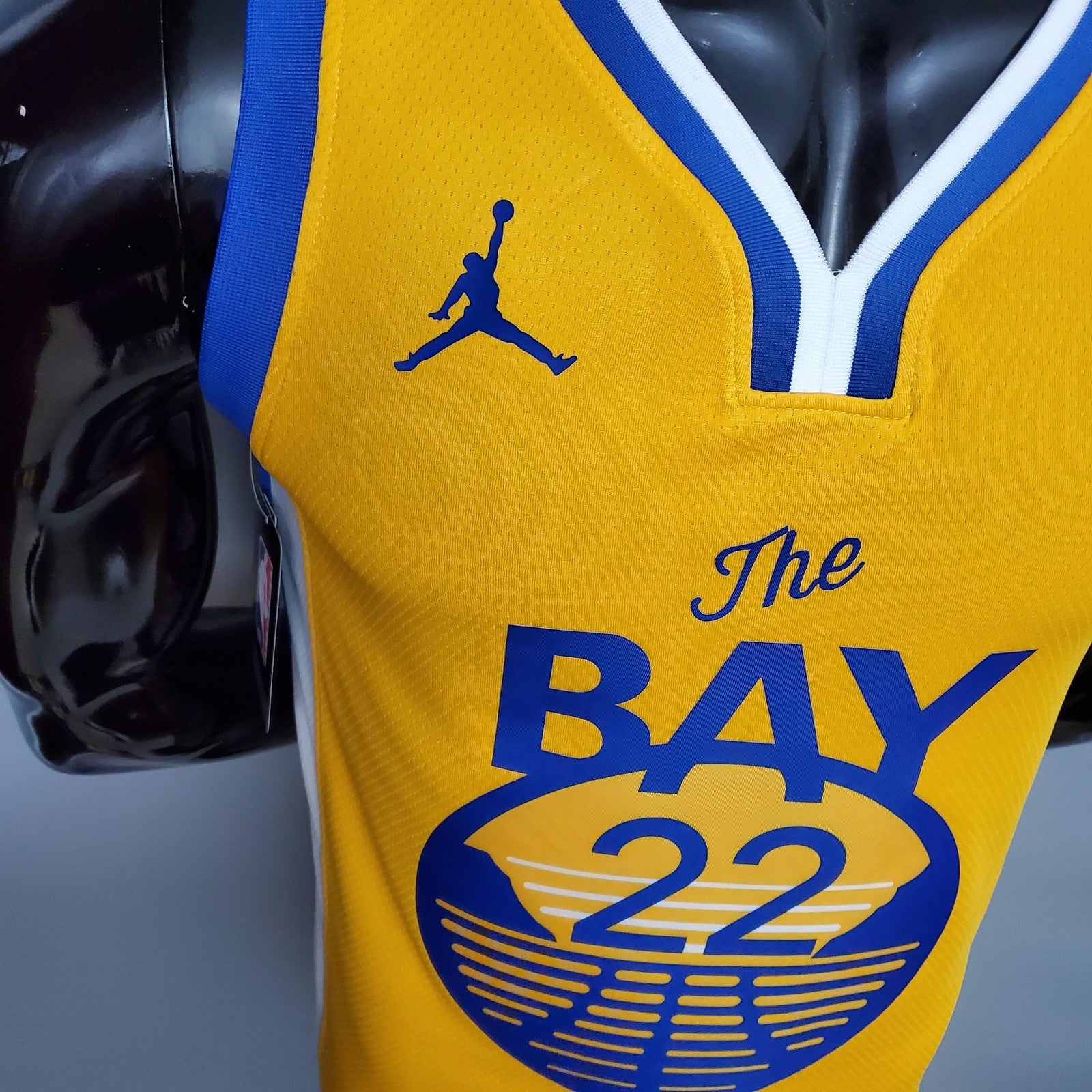 New Wiggins#22 Golden State Warriors Yellow Nba Jersey