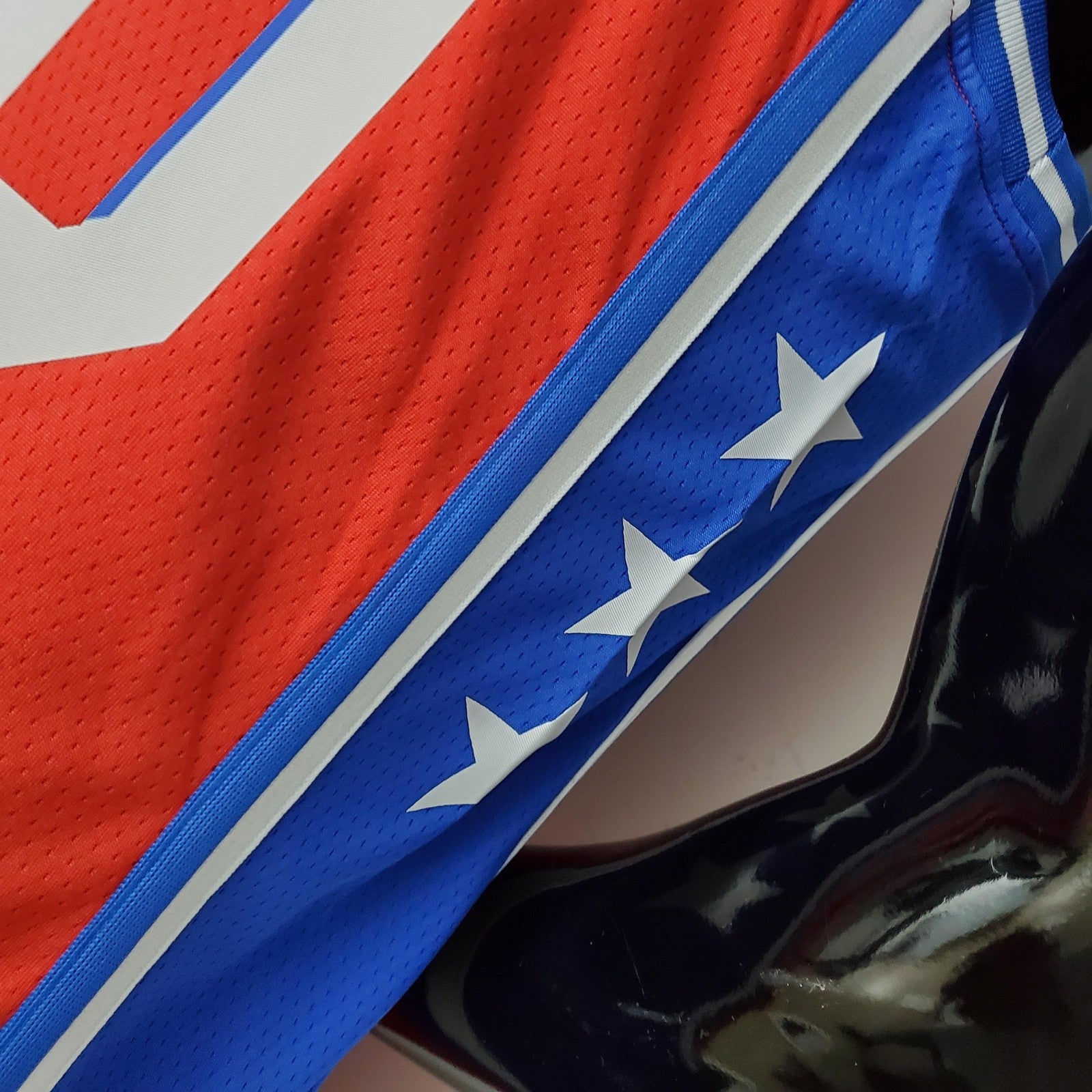 2021 Maxey#0 76ers Jordan Themed Red Nba Jersey