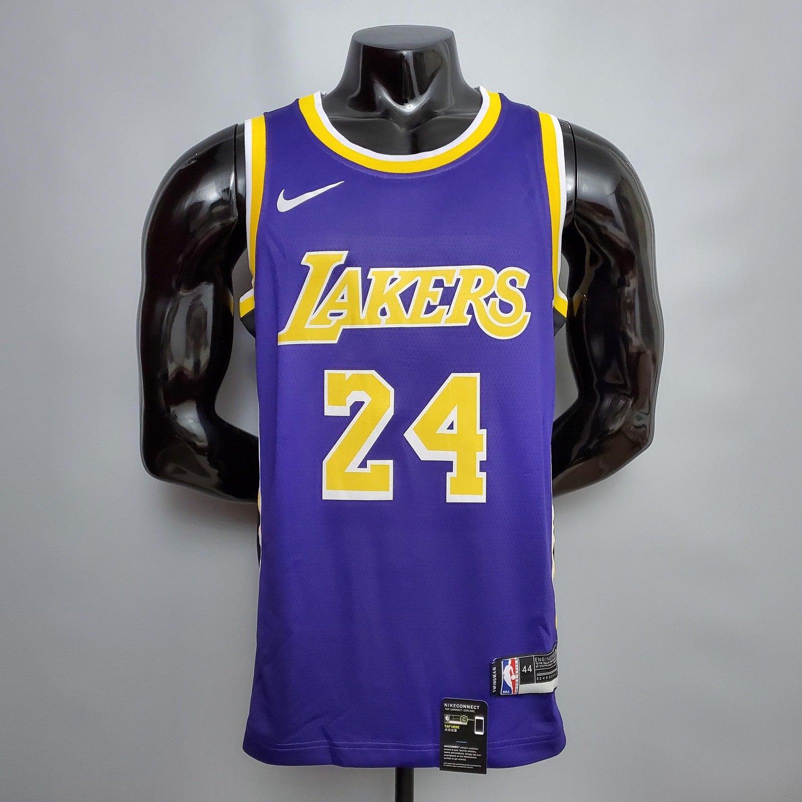 Bryant #24 Lakers Purple Nba Jersey Nike Connect Recognition