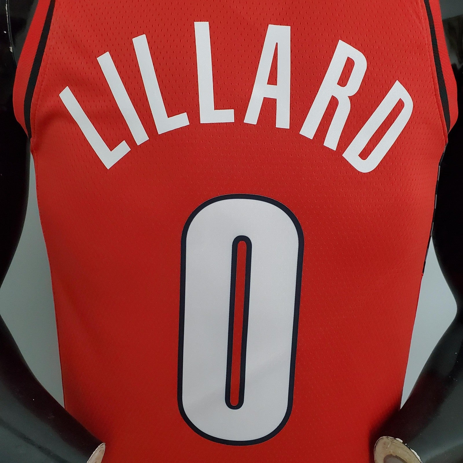 Portland Trail Blazers Lillard #0 (jordan Models) Red Nba Jersey