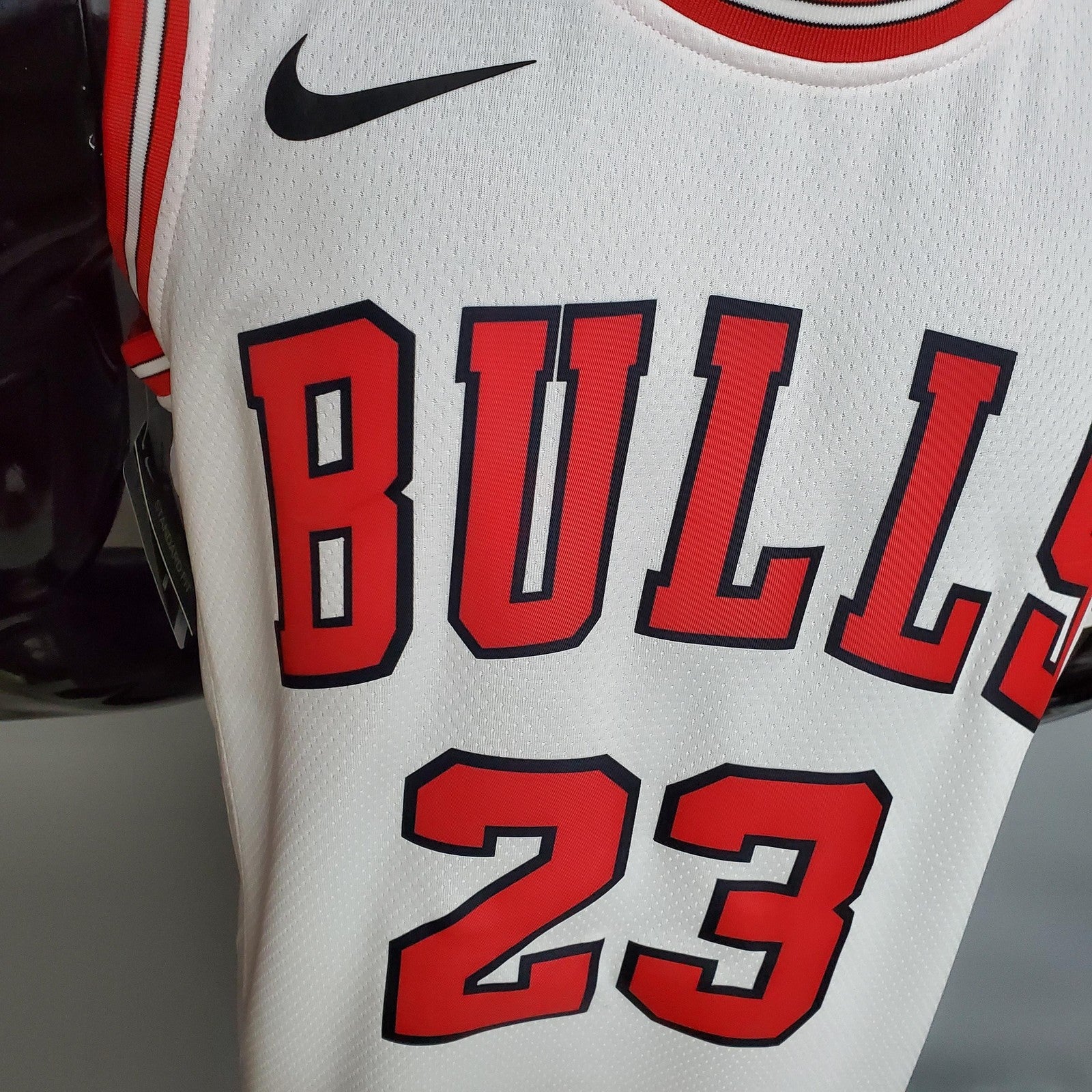 Jordan #23 Chicago Bulls White Nba Jersey Nike Connect Recognition