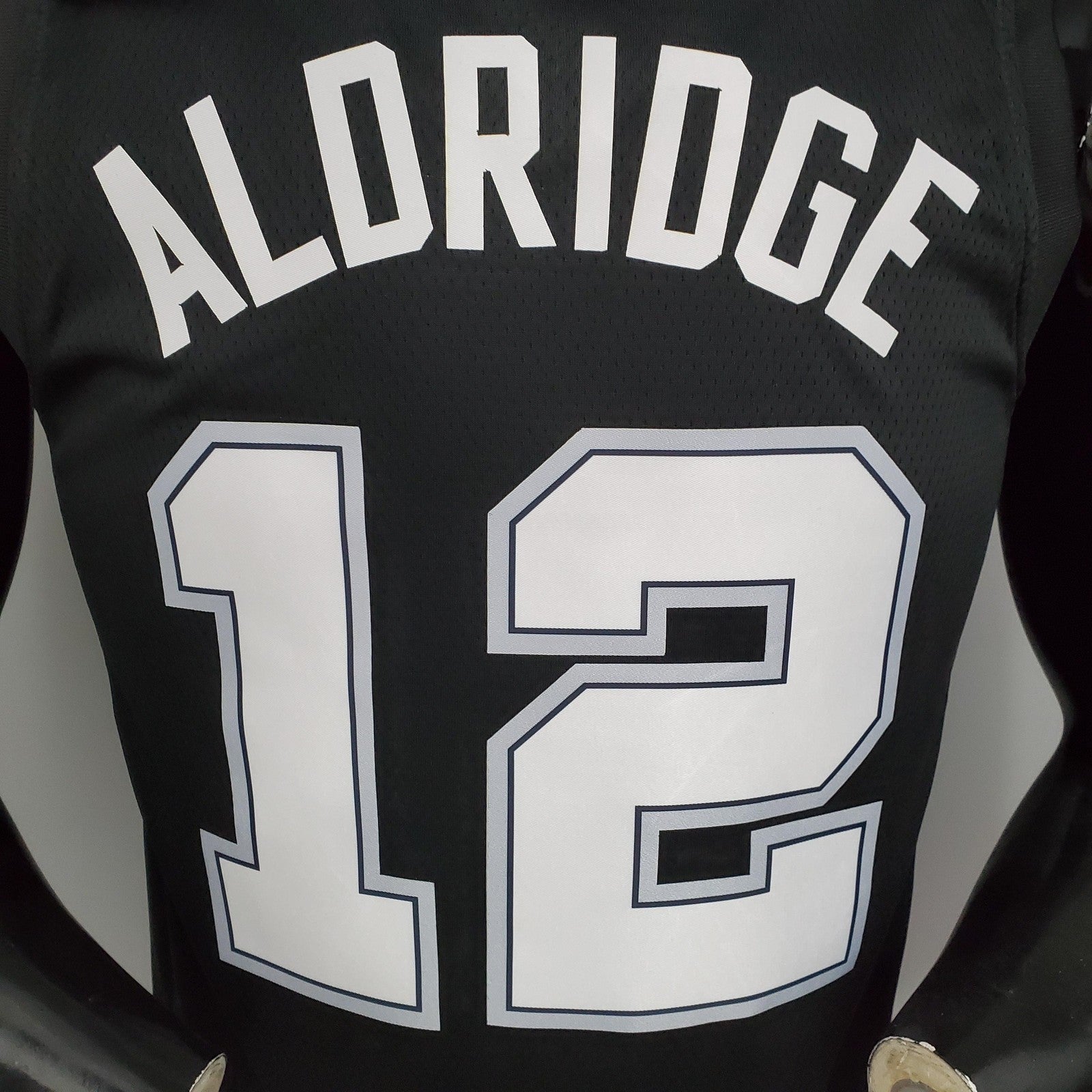 New Aldridge#12 Season Spurs City Edition Black Nba Jersey