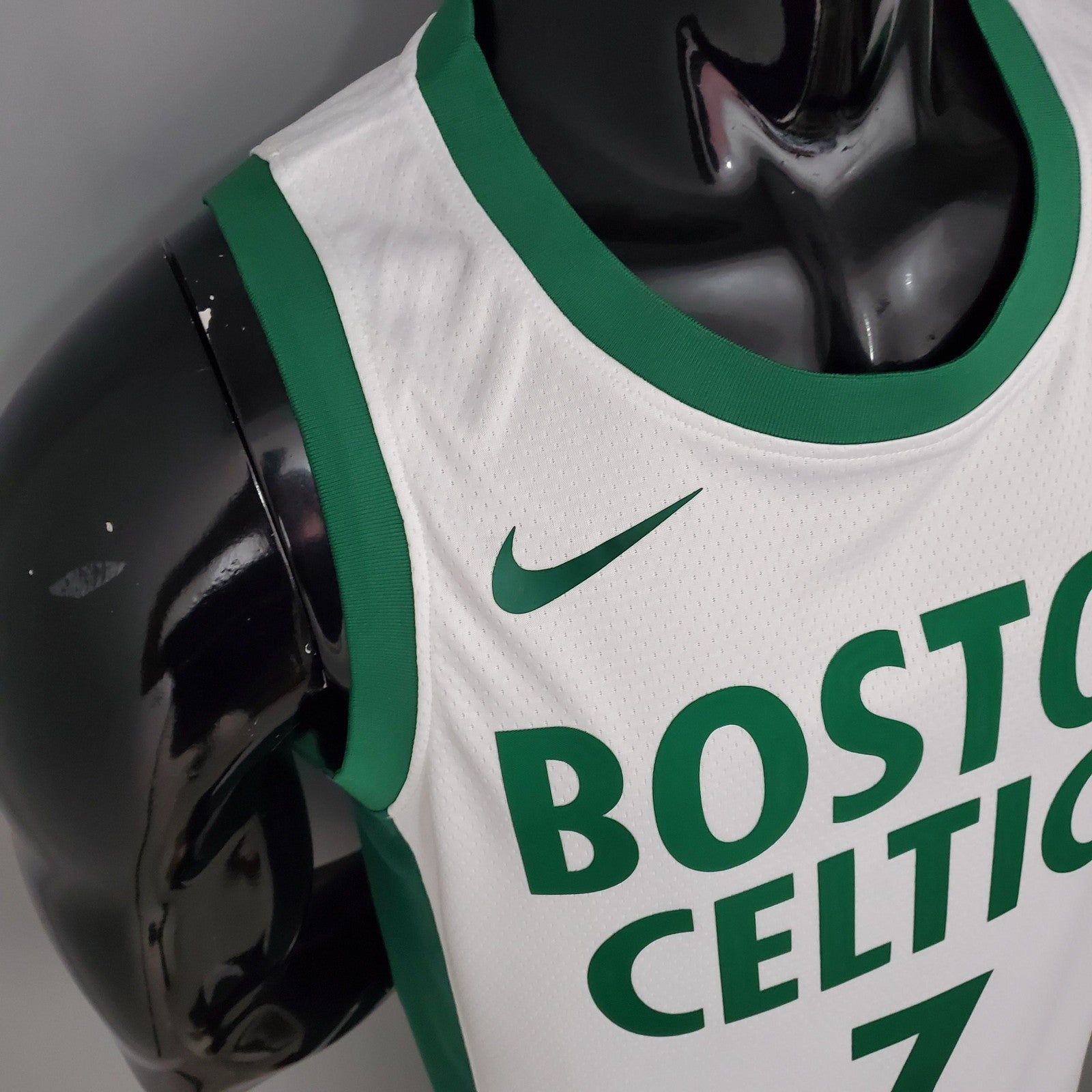 Brown#7 Celtics White City Edition Nba Jersey