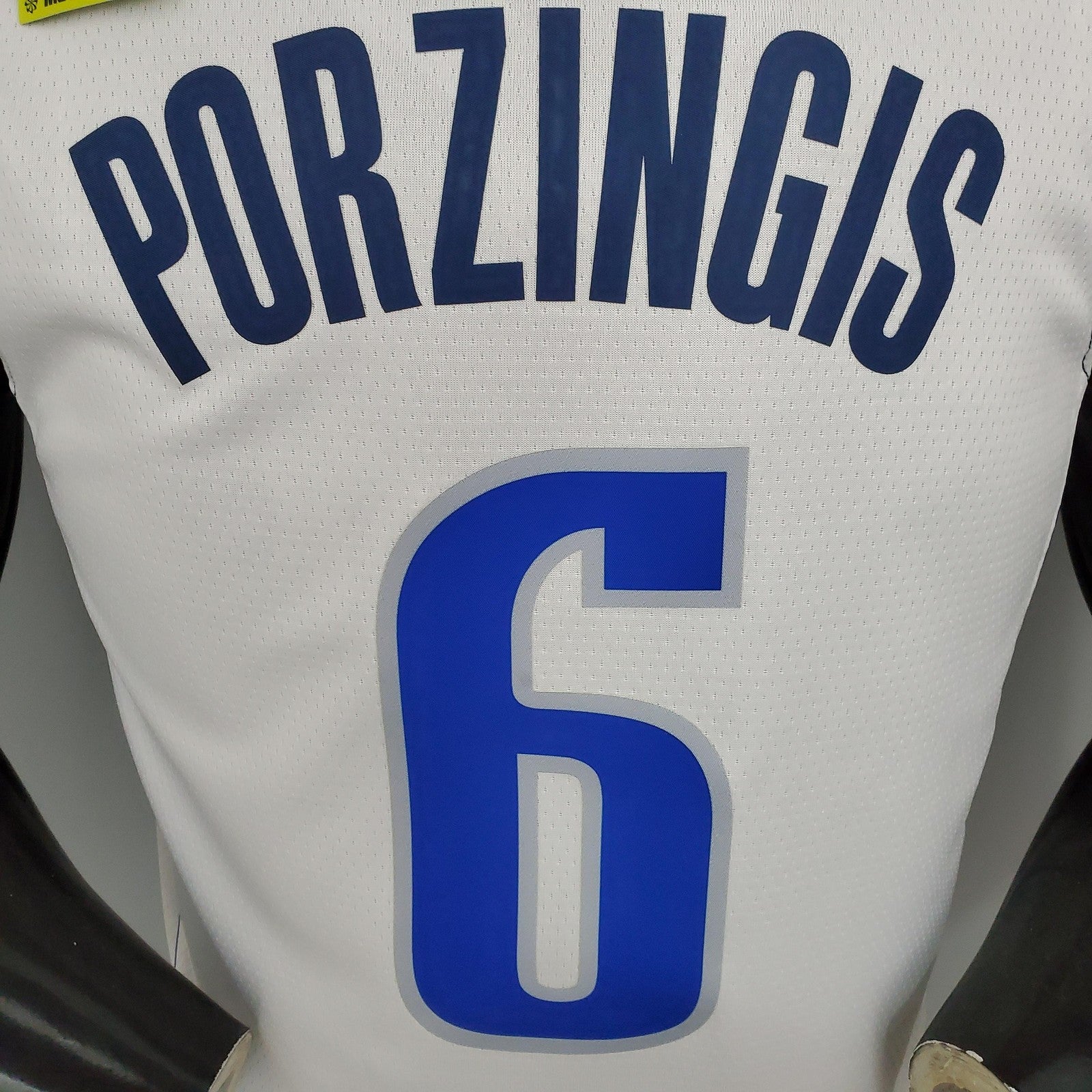 Dallas Mavericks Porzingis#6 Lone Ranger Home White Nba Jersey