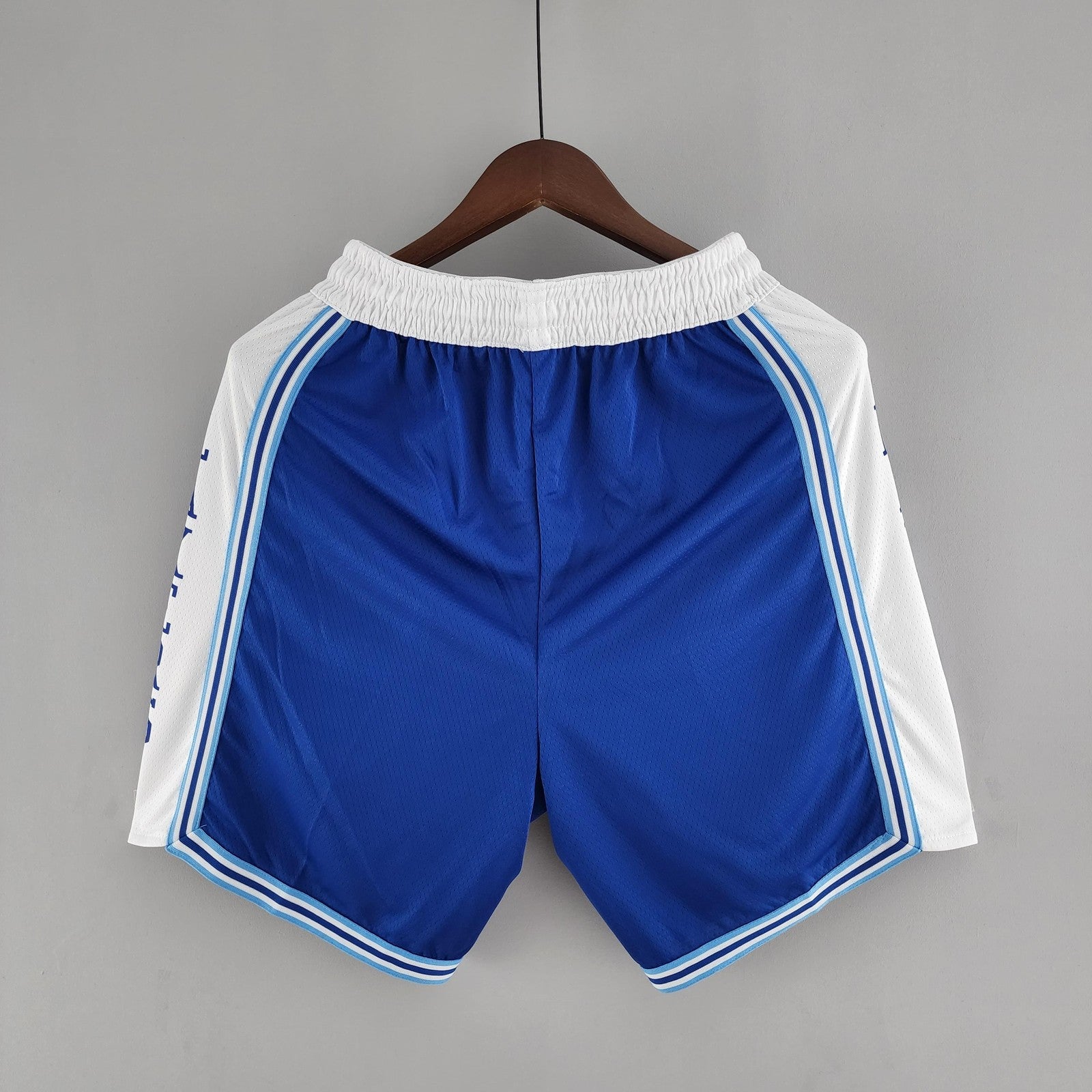 Los Angeles Lakers Retro Nba Shorts Blue White Trim