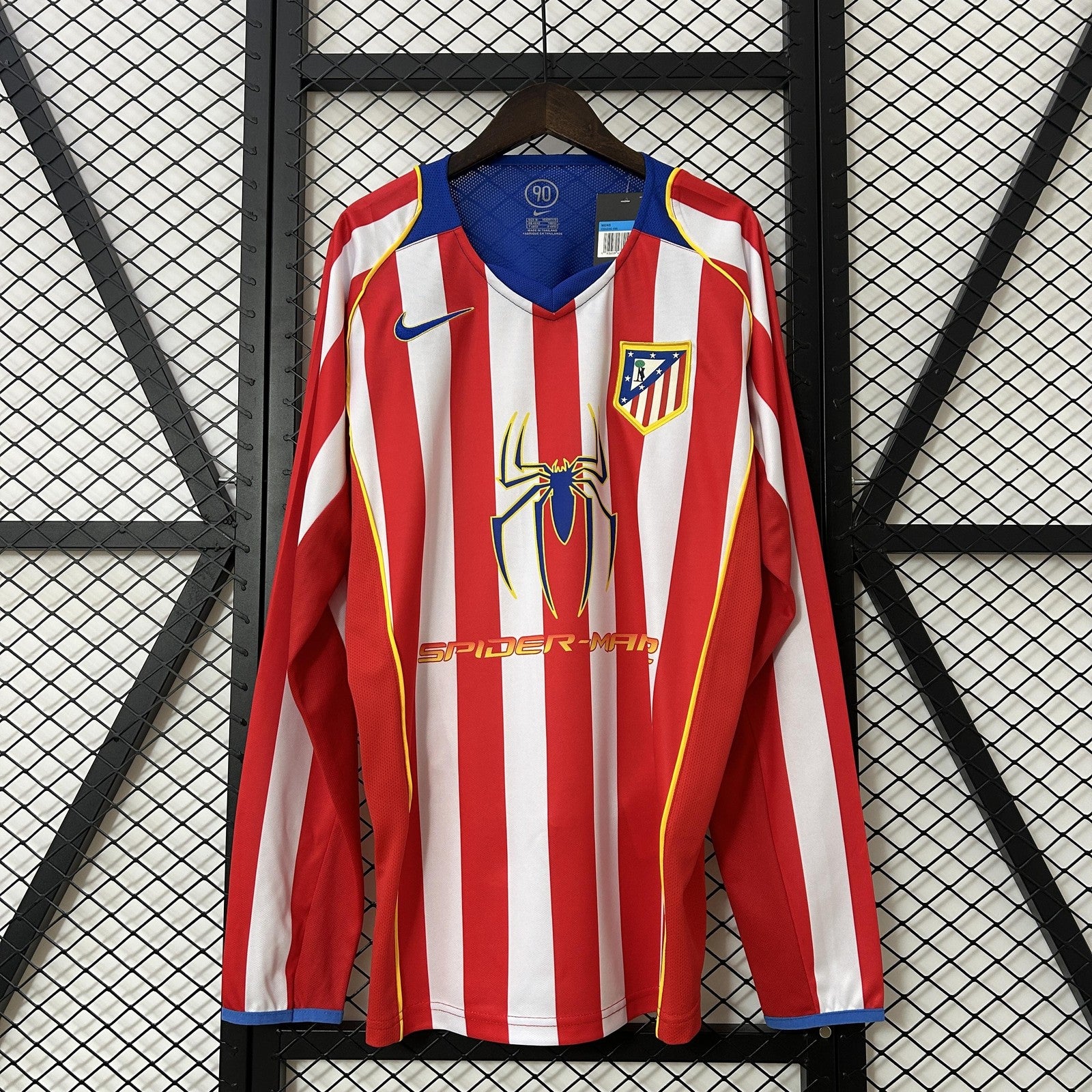Retro Long Sleeve Atletico Madrid Home