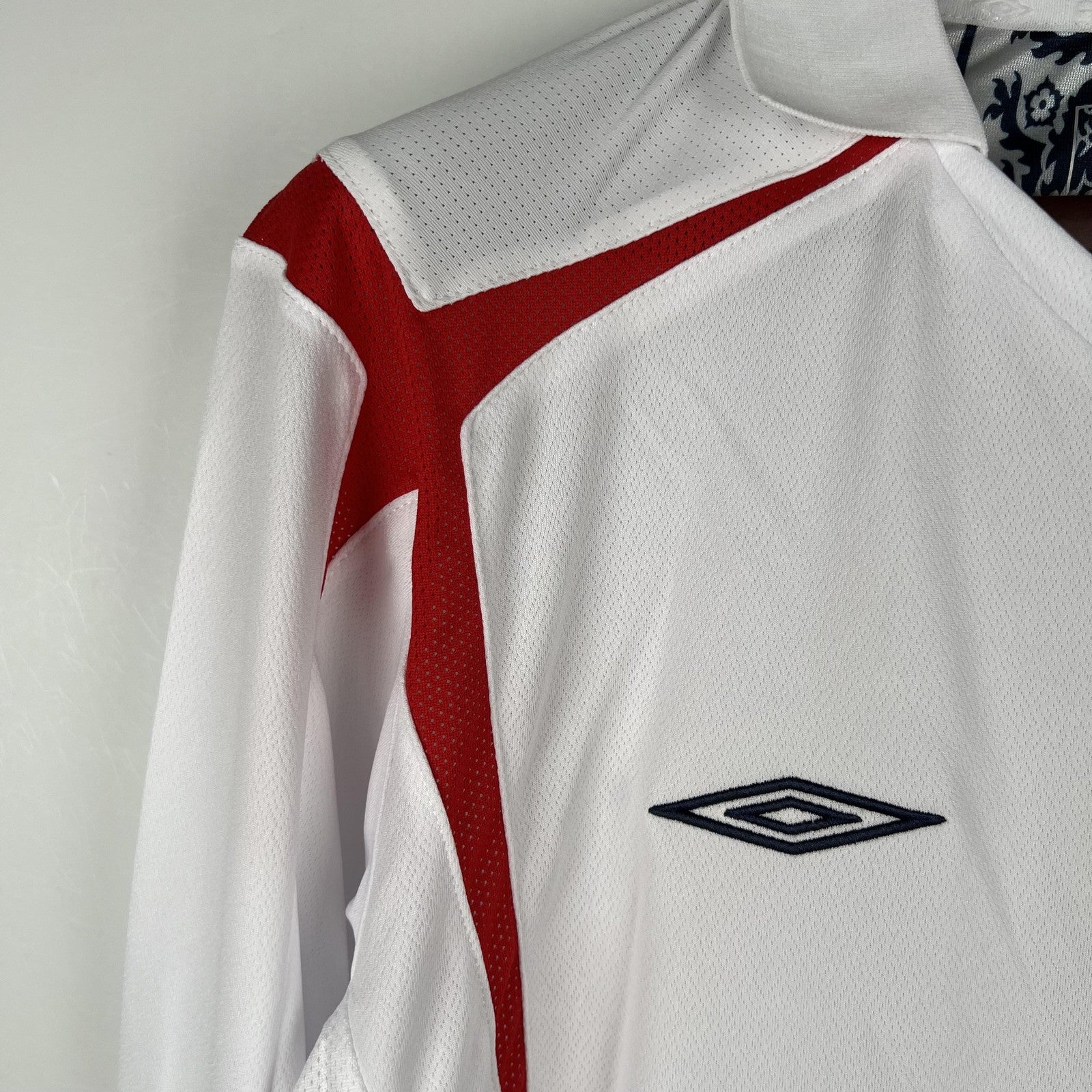 Retro Long Sleeve England 2006 Home