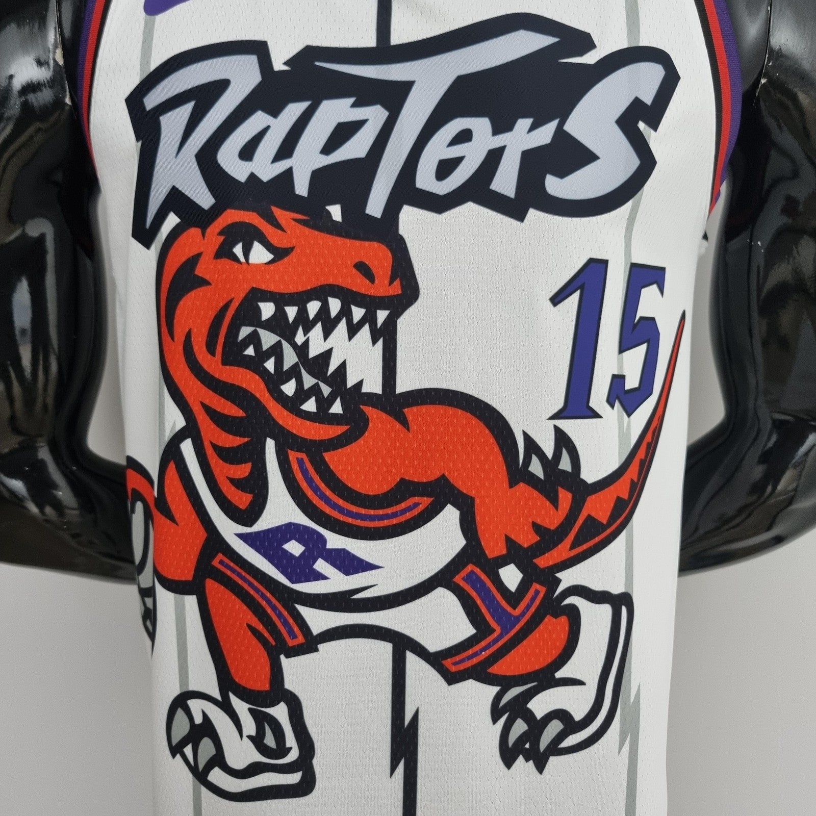 Toronto Raptors Carter #15 White Nba Jersey