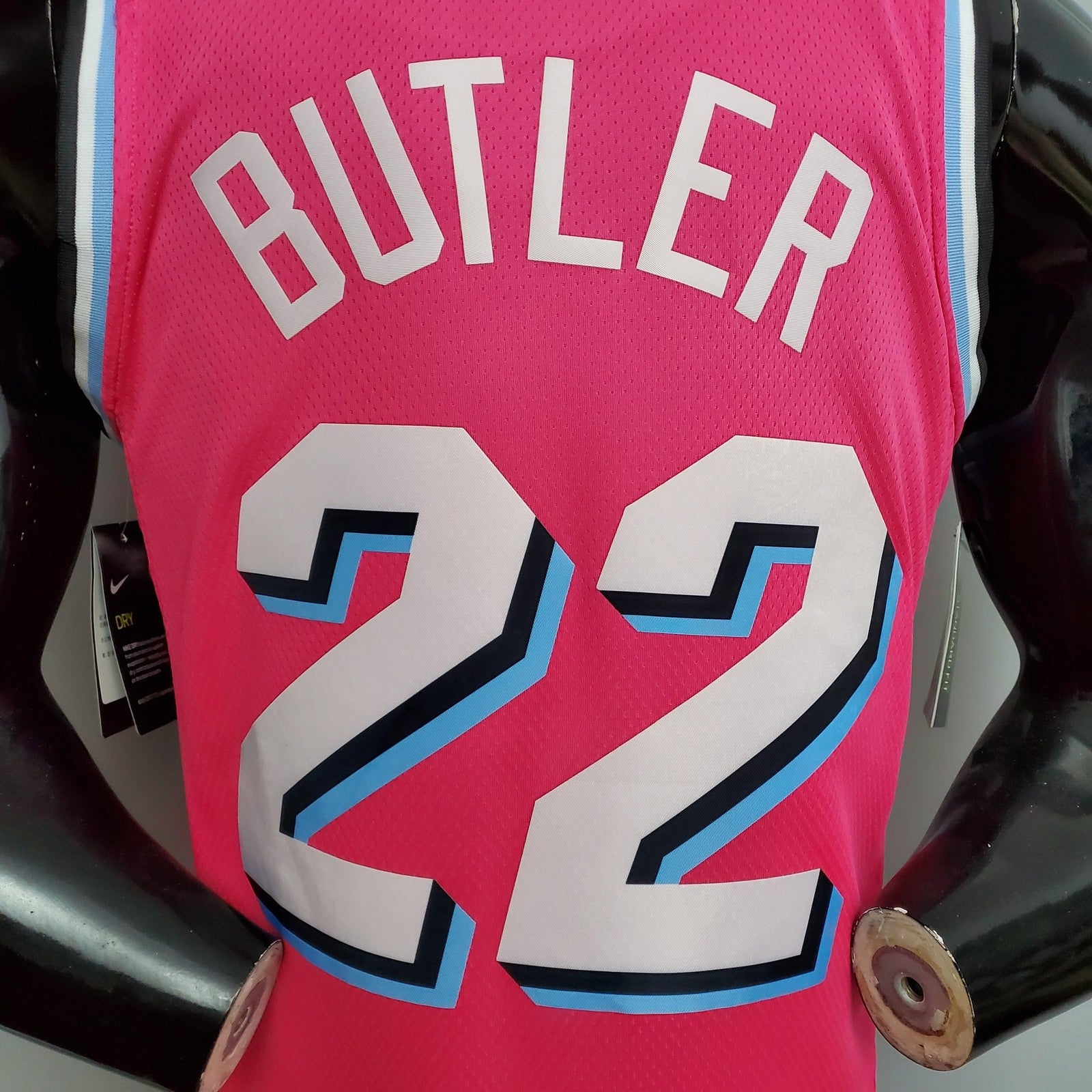 Butler #22 Miami Heat Black Nba Jersey Nike Connect Recognition
