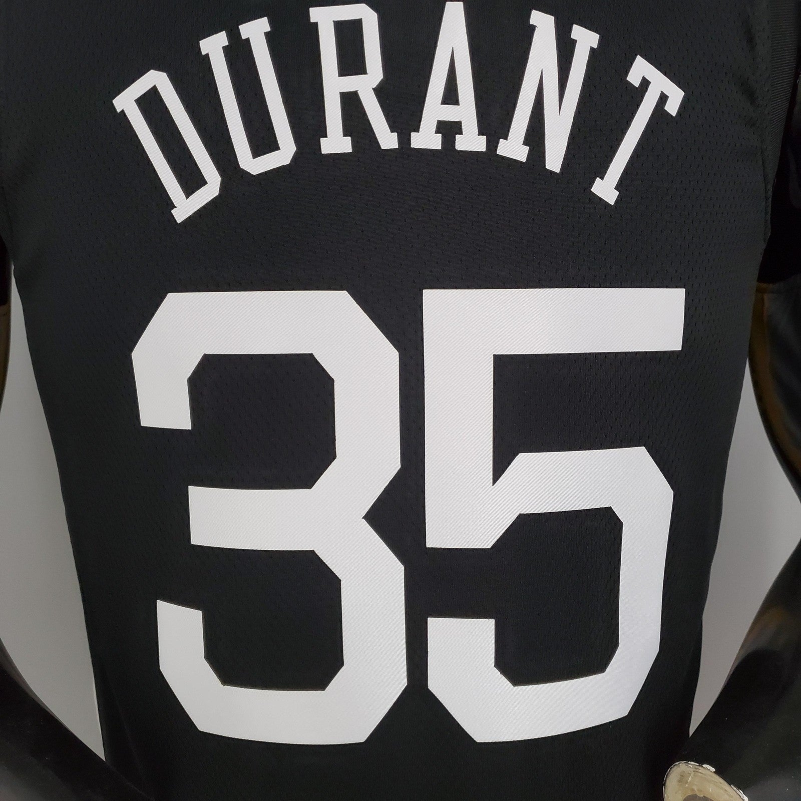 Durant#35 Golden State Warriors Black Nba Jersey