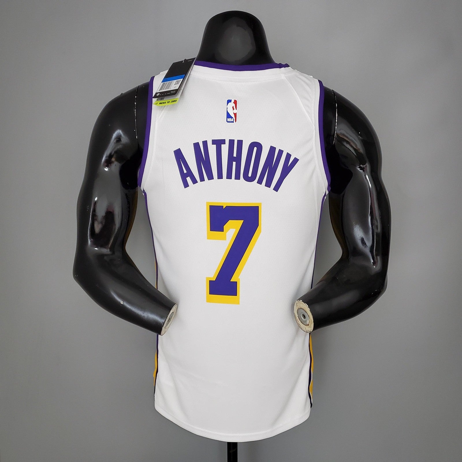 ANTHONY#7 Lakers white NBA jersey 2