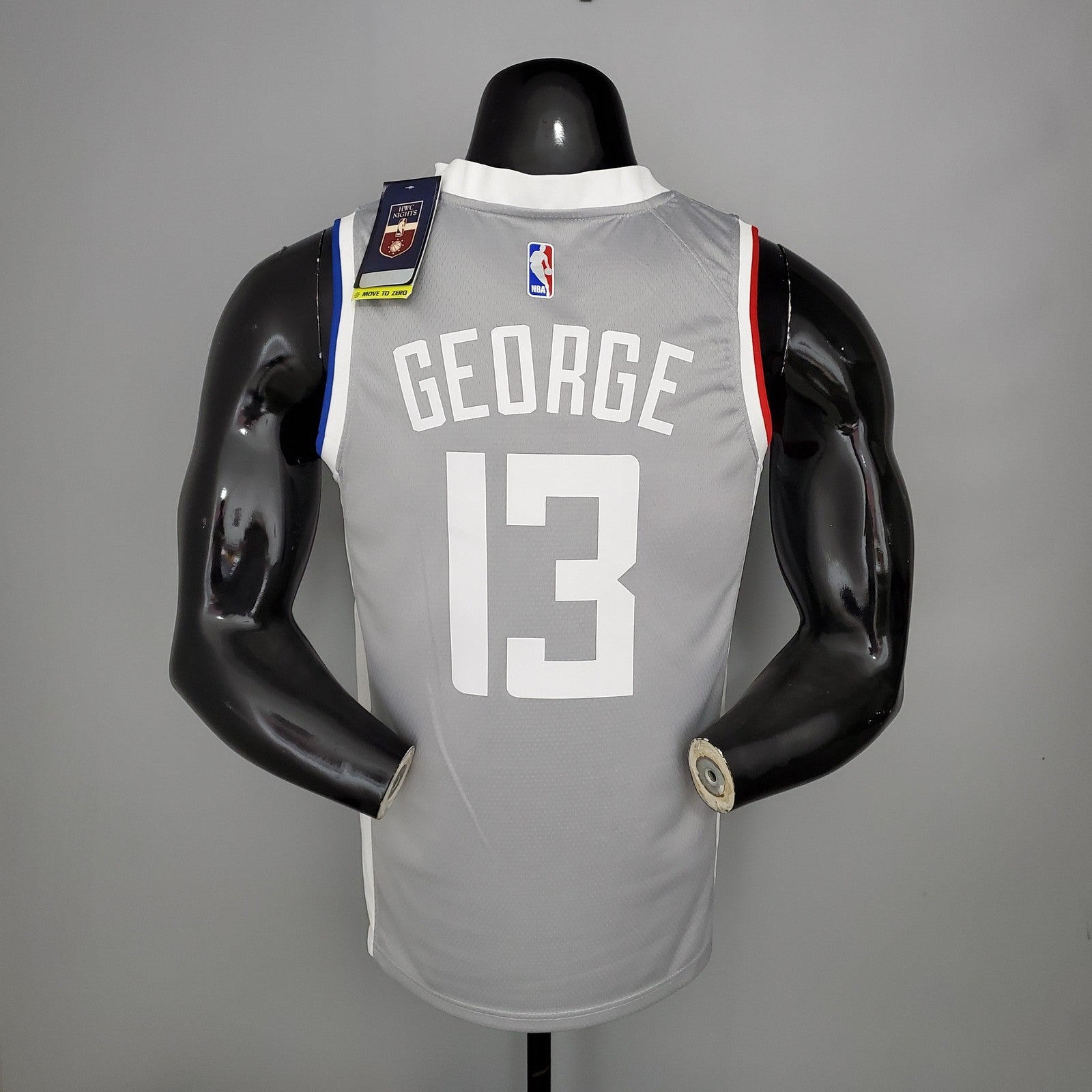 2021 George#13 Los Angeles Clippers Bonus Edition Grey Nba Jersey