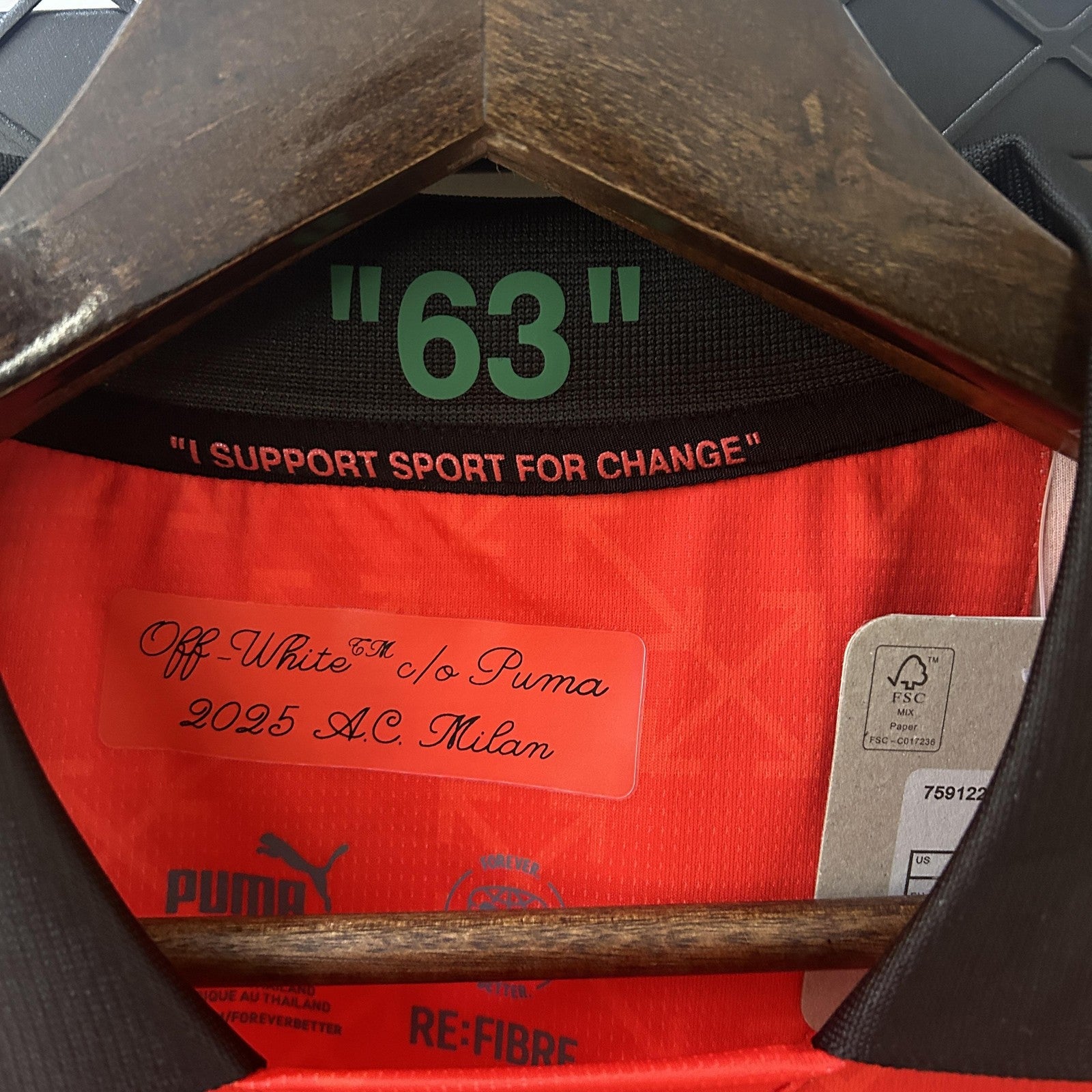 25 26 Ac Milan Co Branded Edition Jersey