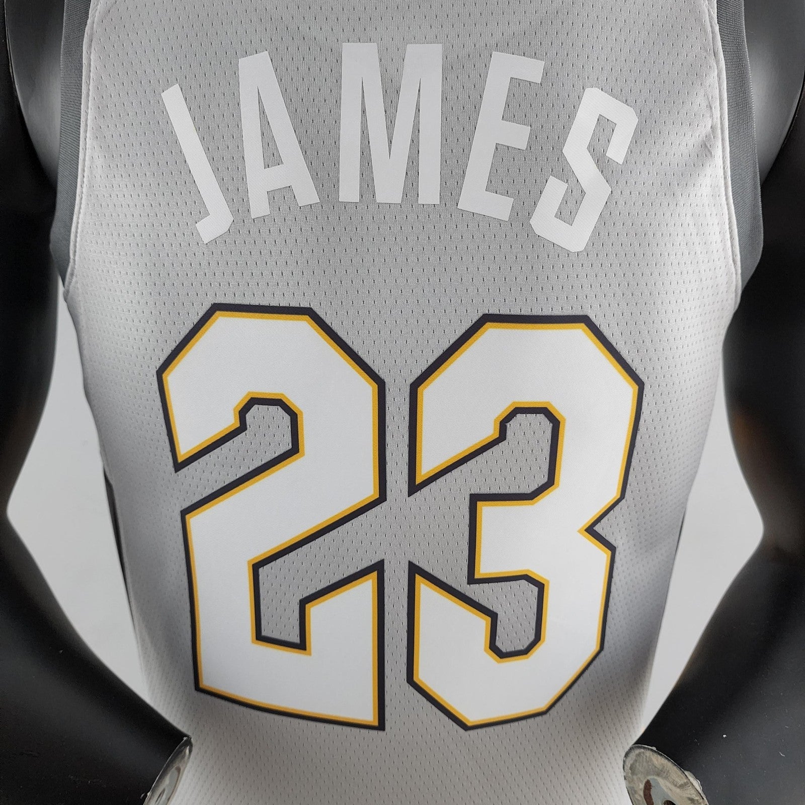 2018 James #23 Cleveland Cavaliers Grey Nba Jersey