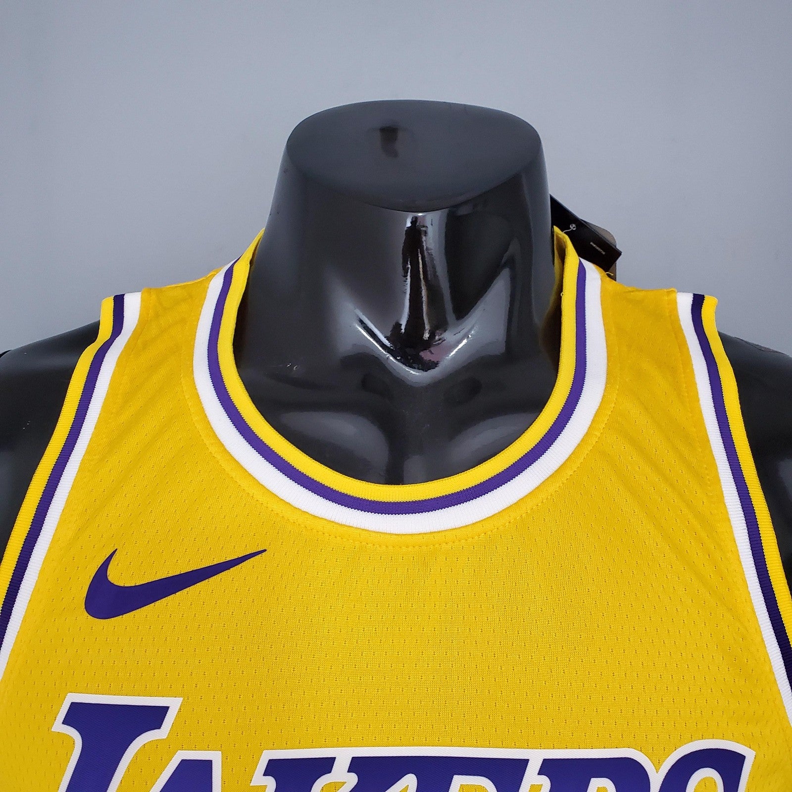 Anthony#7 Lakers Round Neck Yellow Nba Jersey