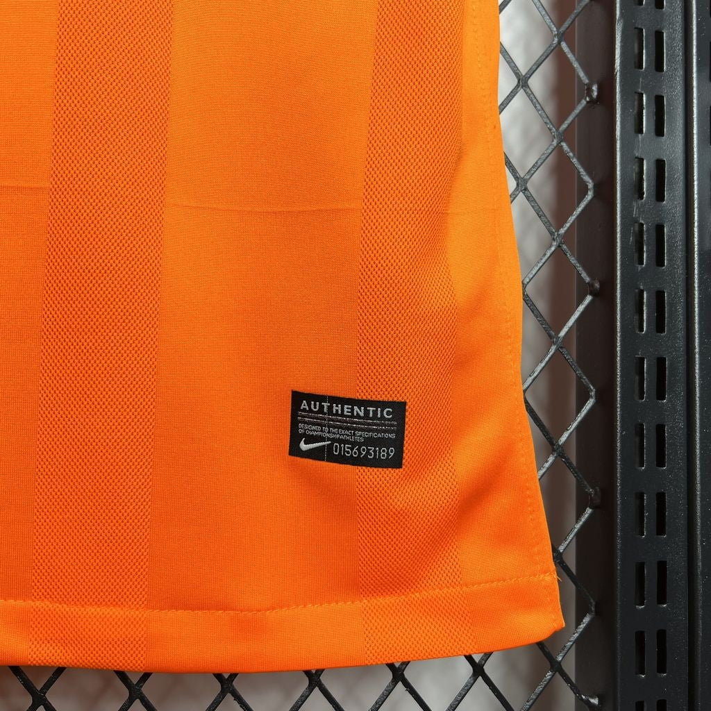 Corinthians 2010 Orange Color Retro Jersey
