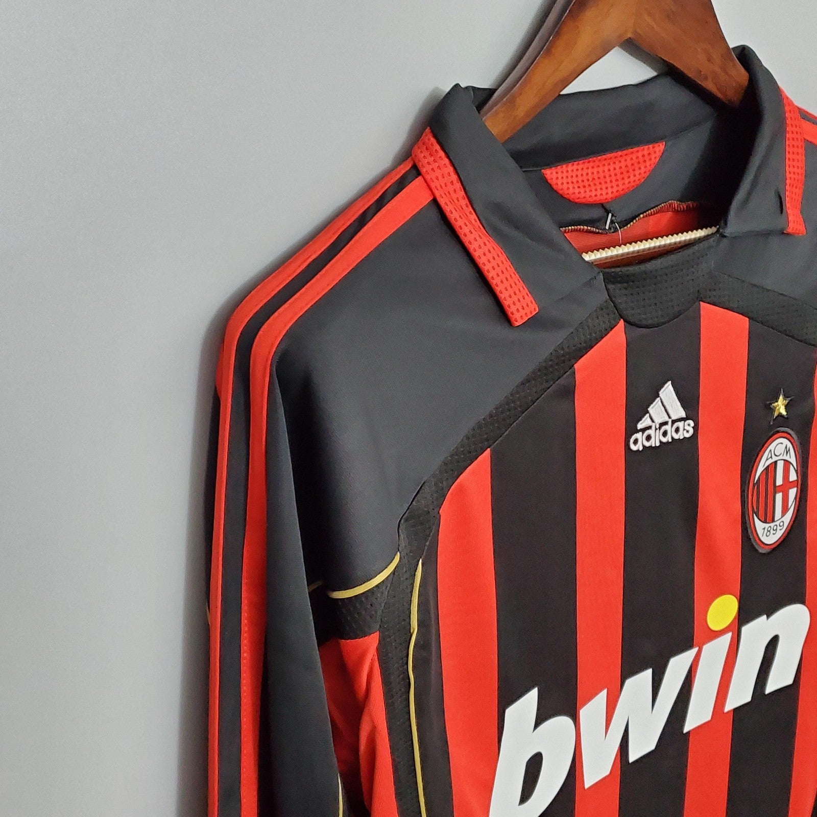 Retro Ac Milan Long Sleeve Home