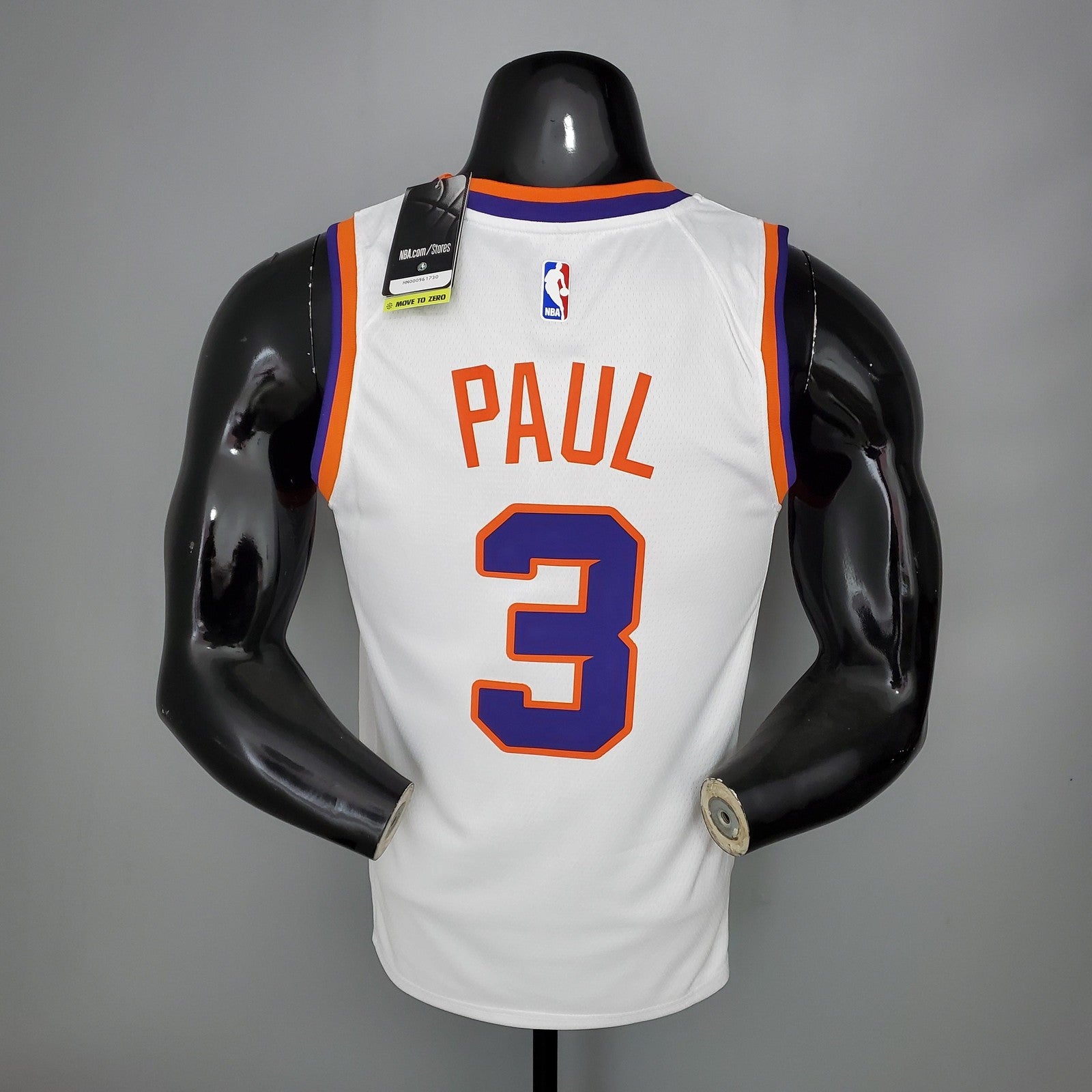 Paul#3 Phoenix Suns White Nba Jersey