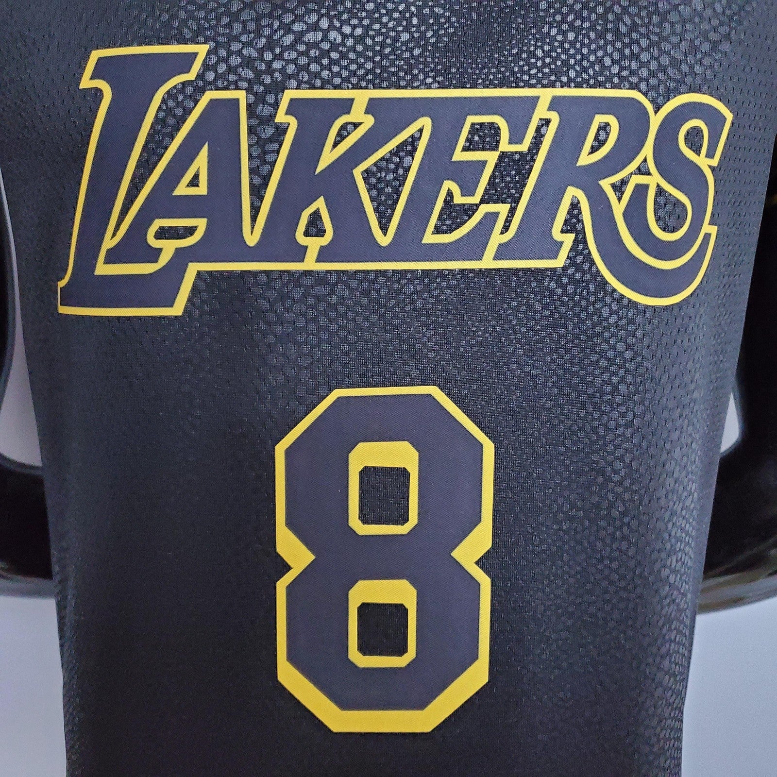 New Bryant #8 Los Angeles Lakers Black Nba Jersey Nike Connect Recognition