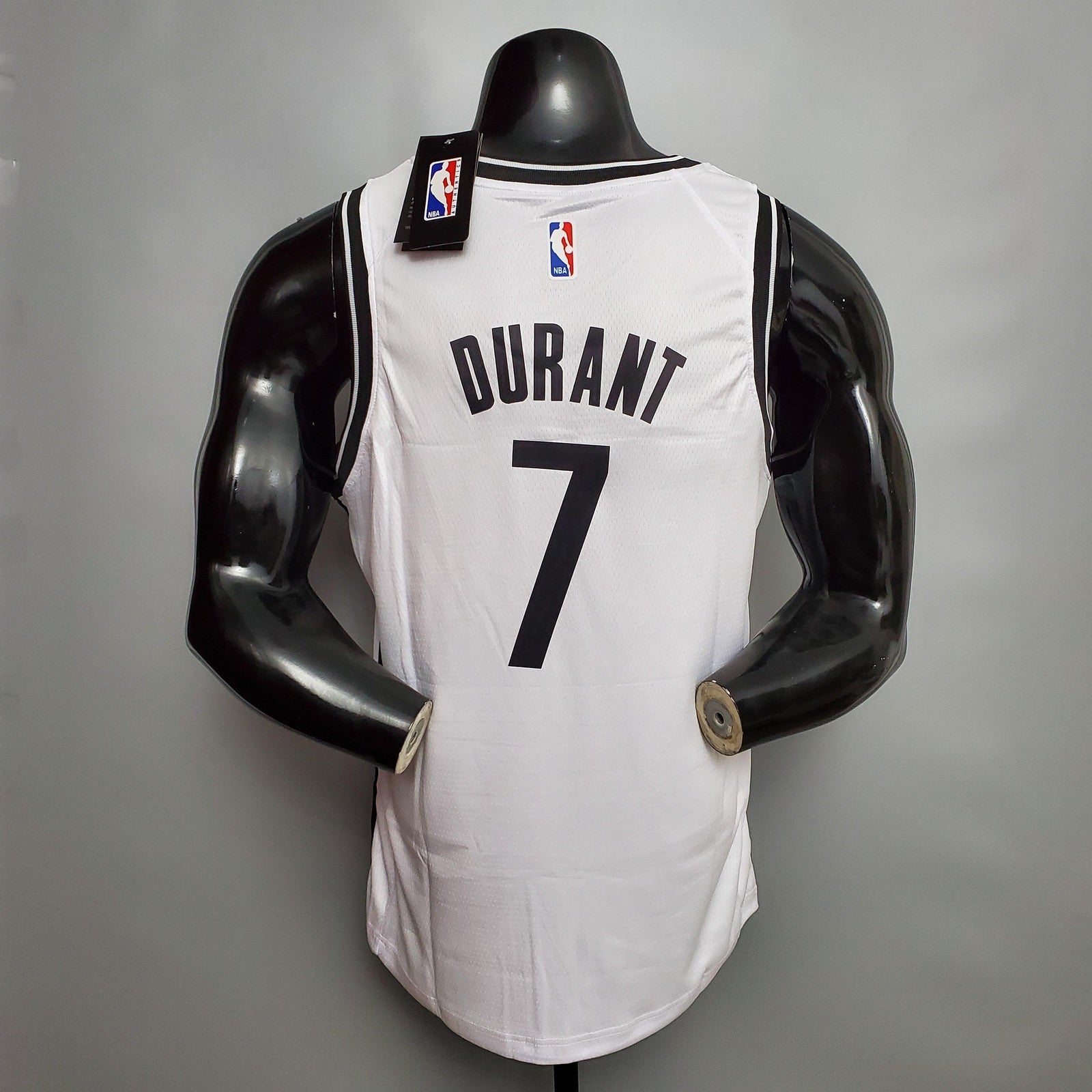 Durant #7 Brooklyn Nets White Nba Jersey Nike Connect Recognition