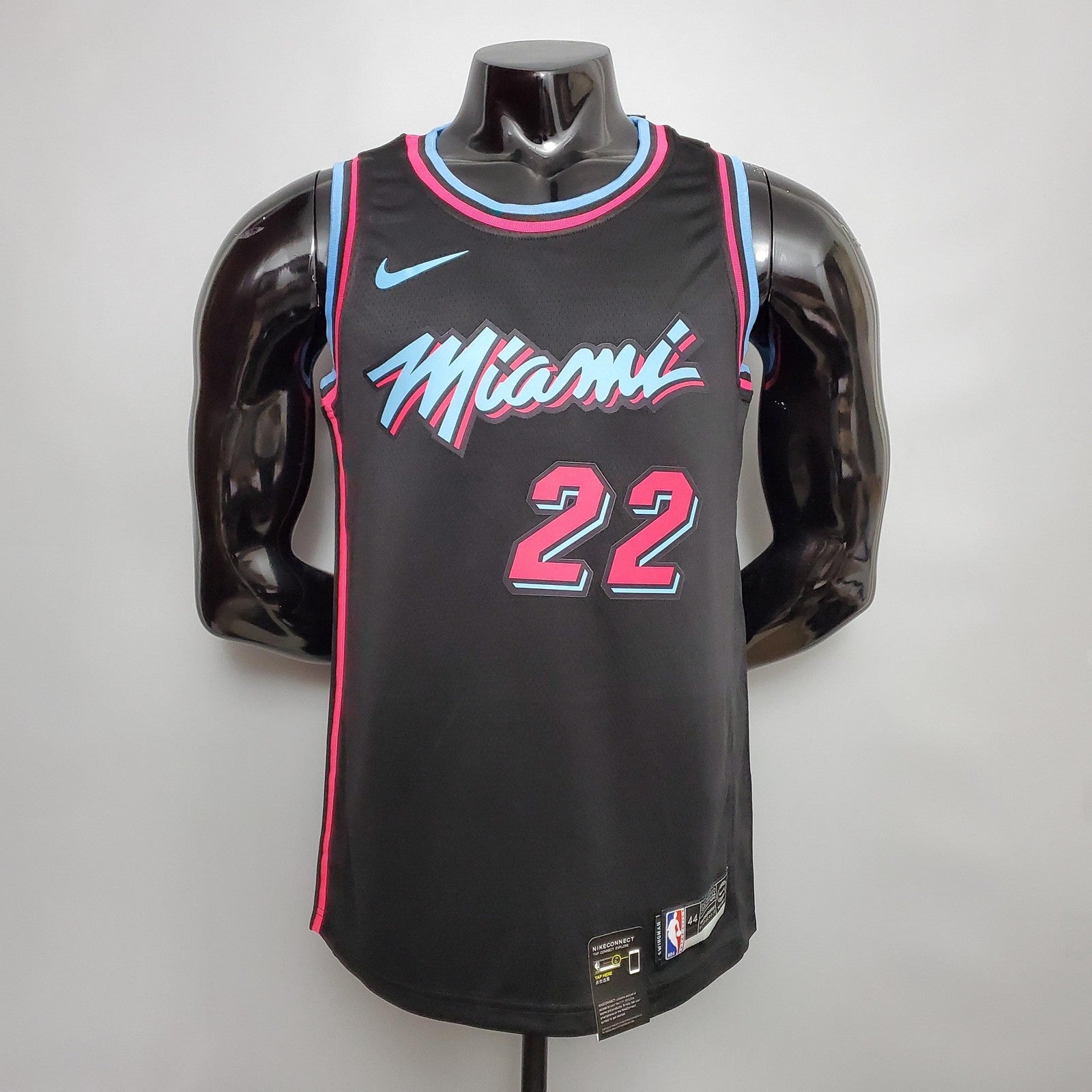 Butler #22 Miami Heat Black Nba Jersey Nike Connect Recognition 2
