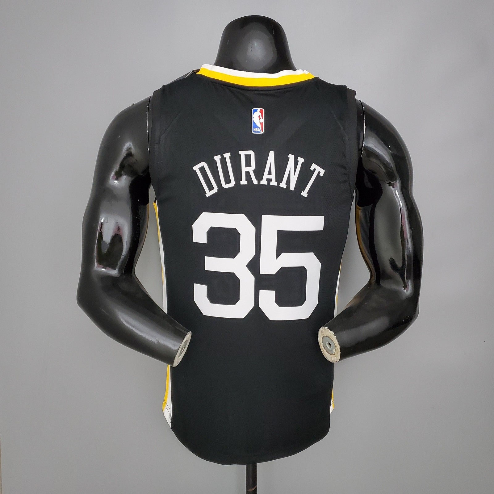 Durant#35 Golden State Warriors Black Nba Jersey