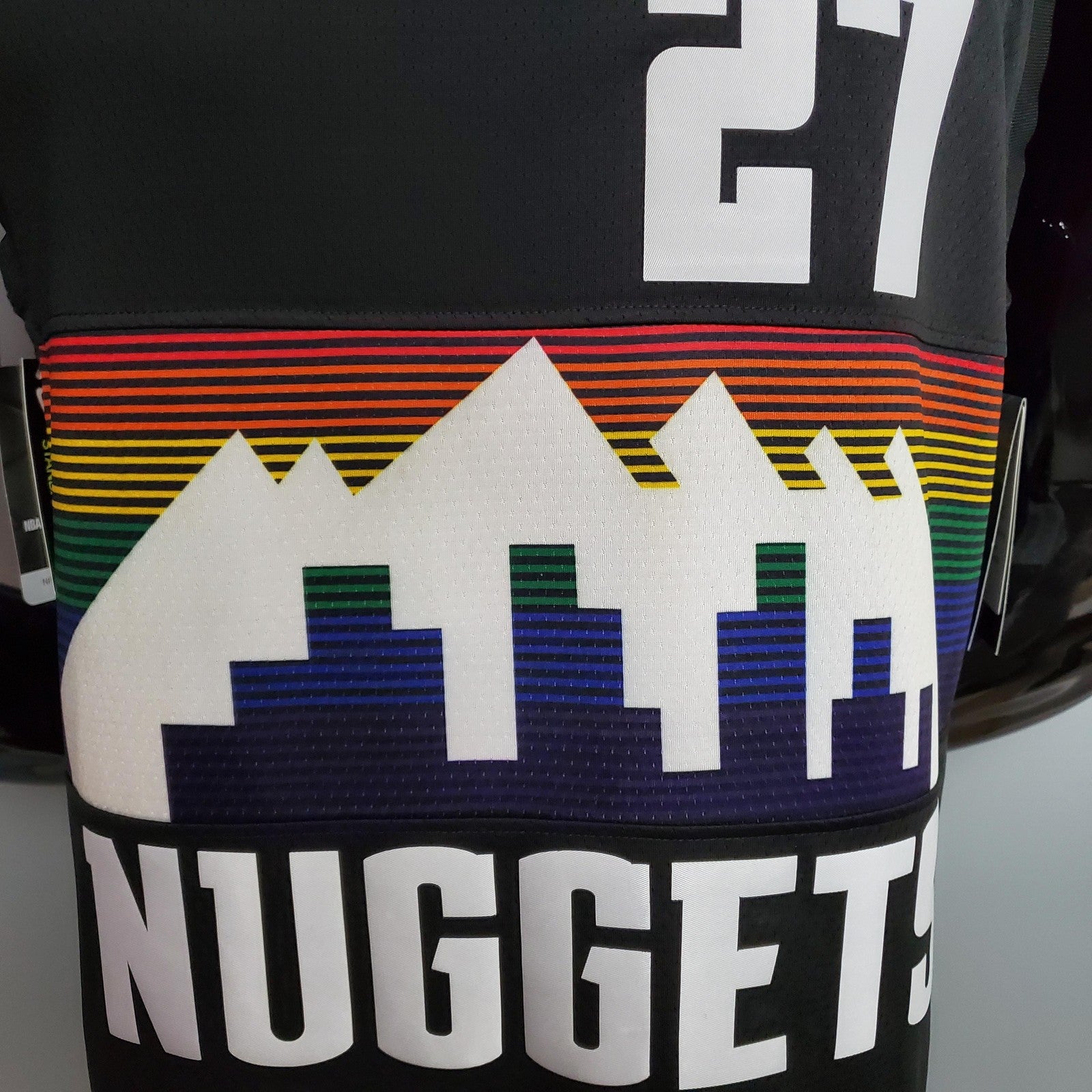 Murray#27 Nuggets City Edition Black Jersey Nike Connect Recognition