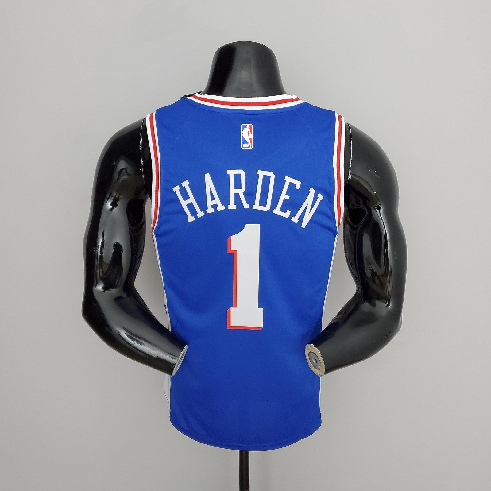 76ers Harden #1 V Neck Blue