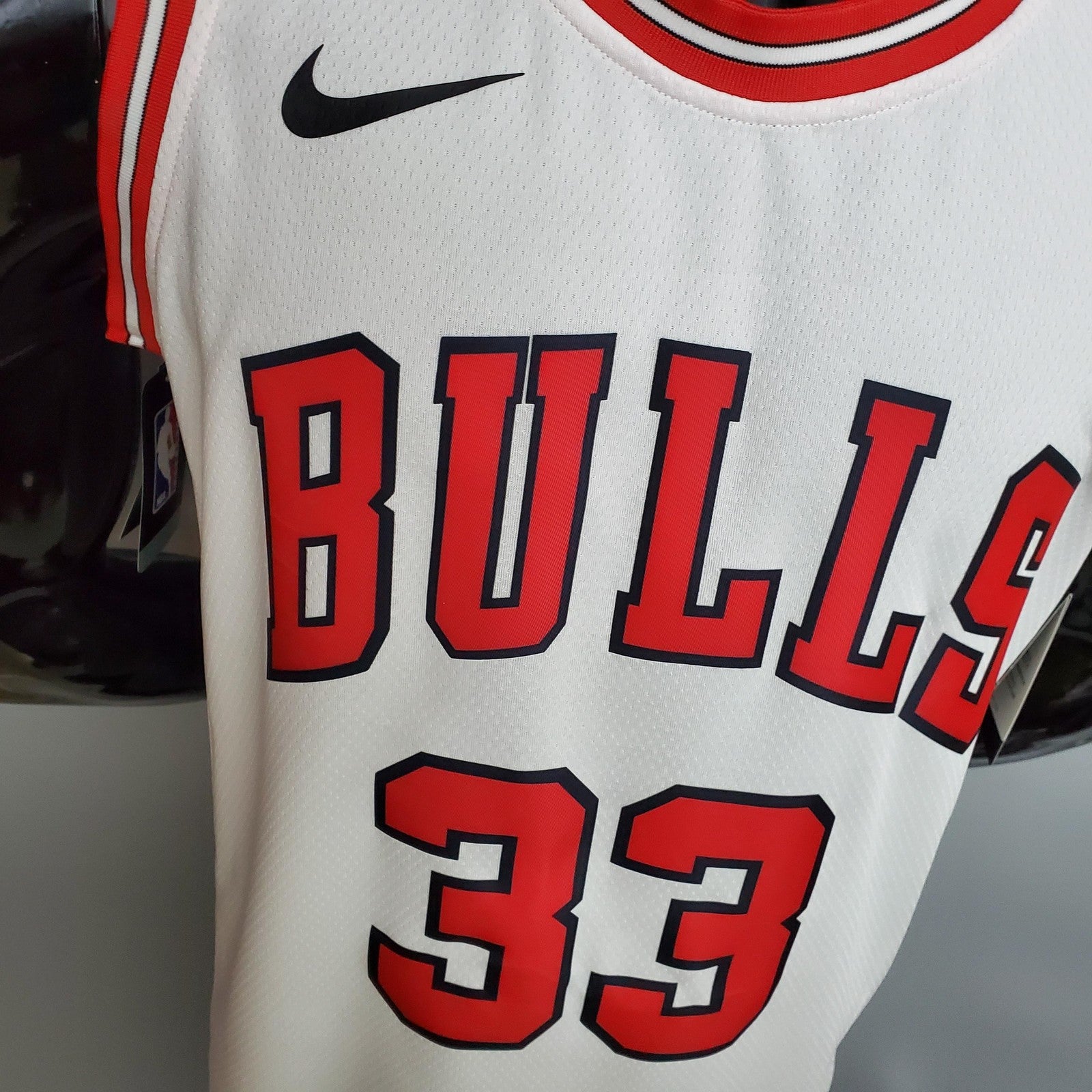 Pippen#33 Chicago Bulls White Nba Jersey Nike Connect Recognition